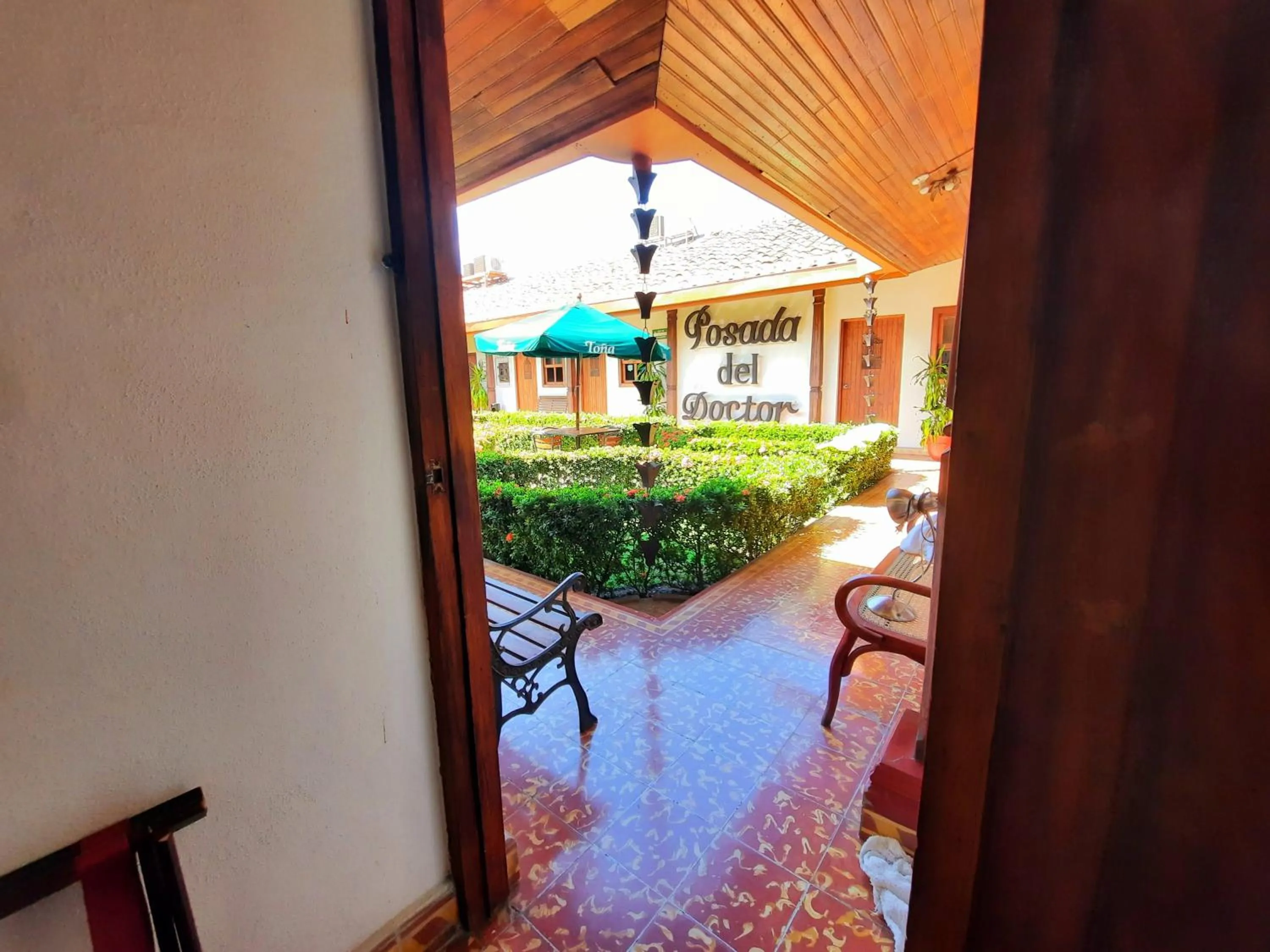 Garden view in Hotel La Posada del Doctor