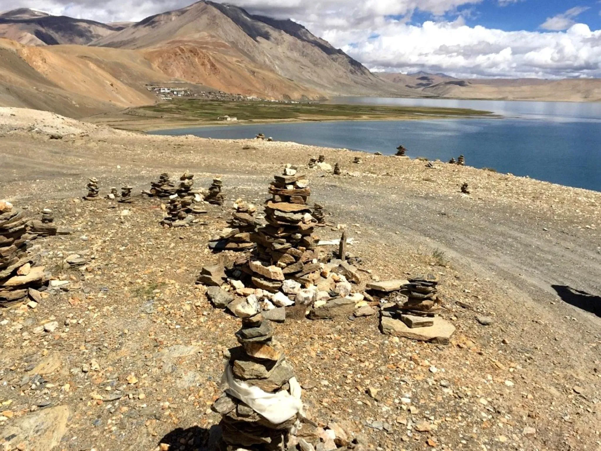 Lake view in Tsomoriri Hotel Lake View