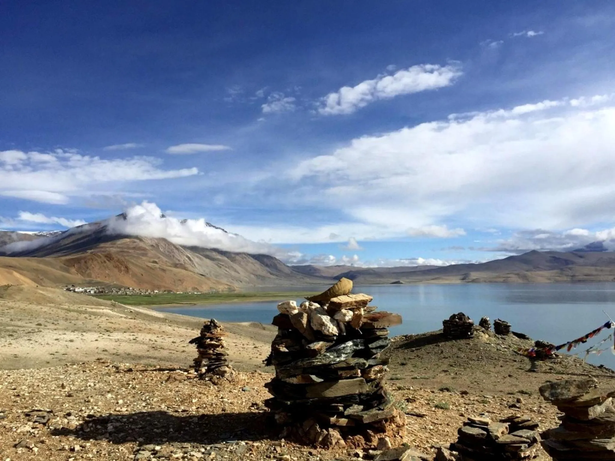 Lake view in Tsomoriri Hotel Lake View
