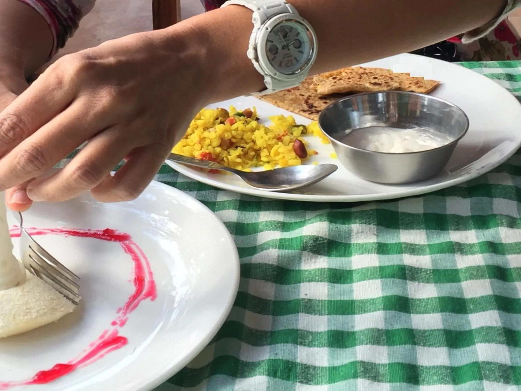 Breakfast in Tsomoriri Hotel Lake View