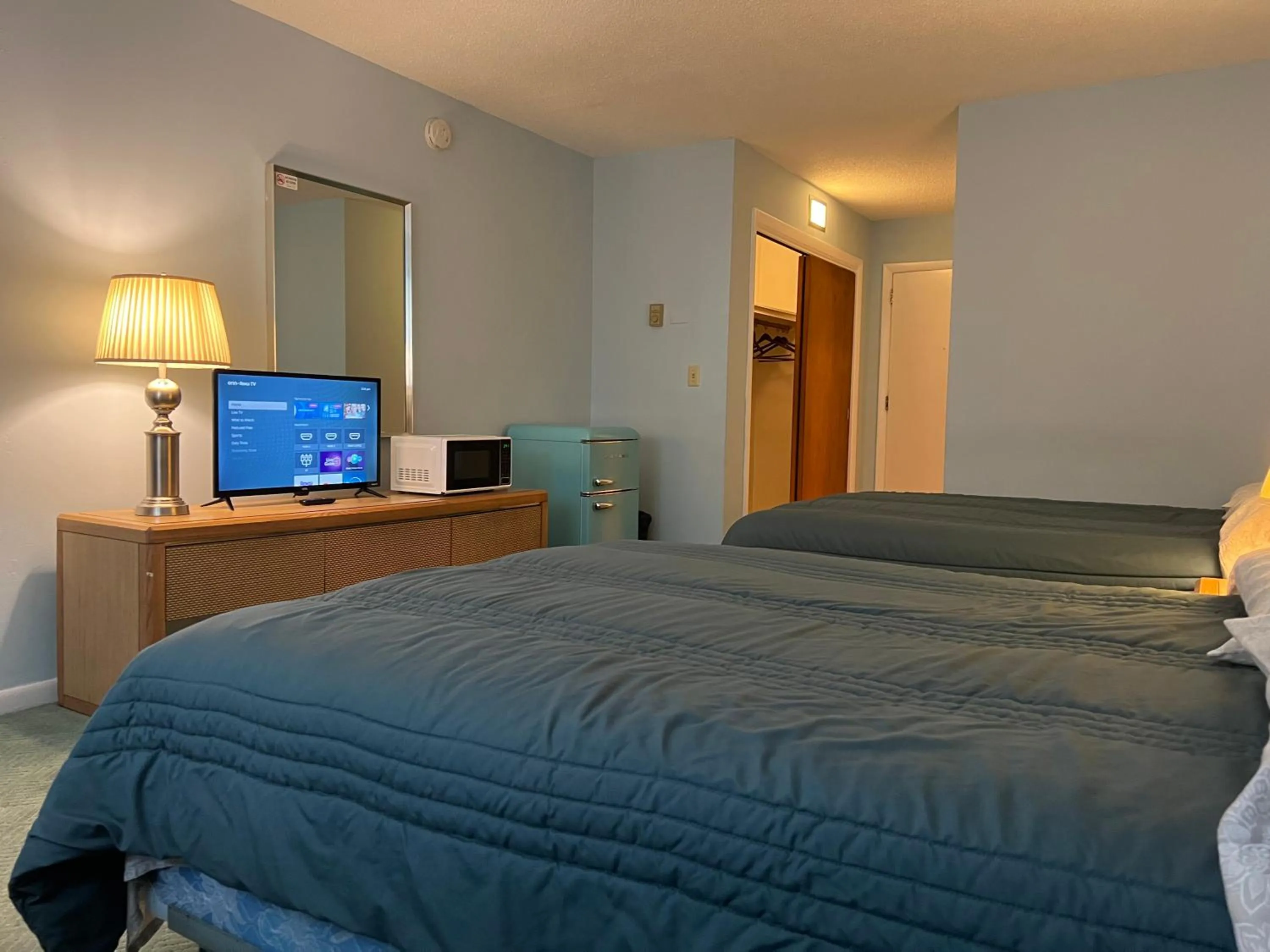 Bed in Grand Lake Hotel