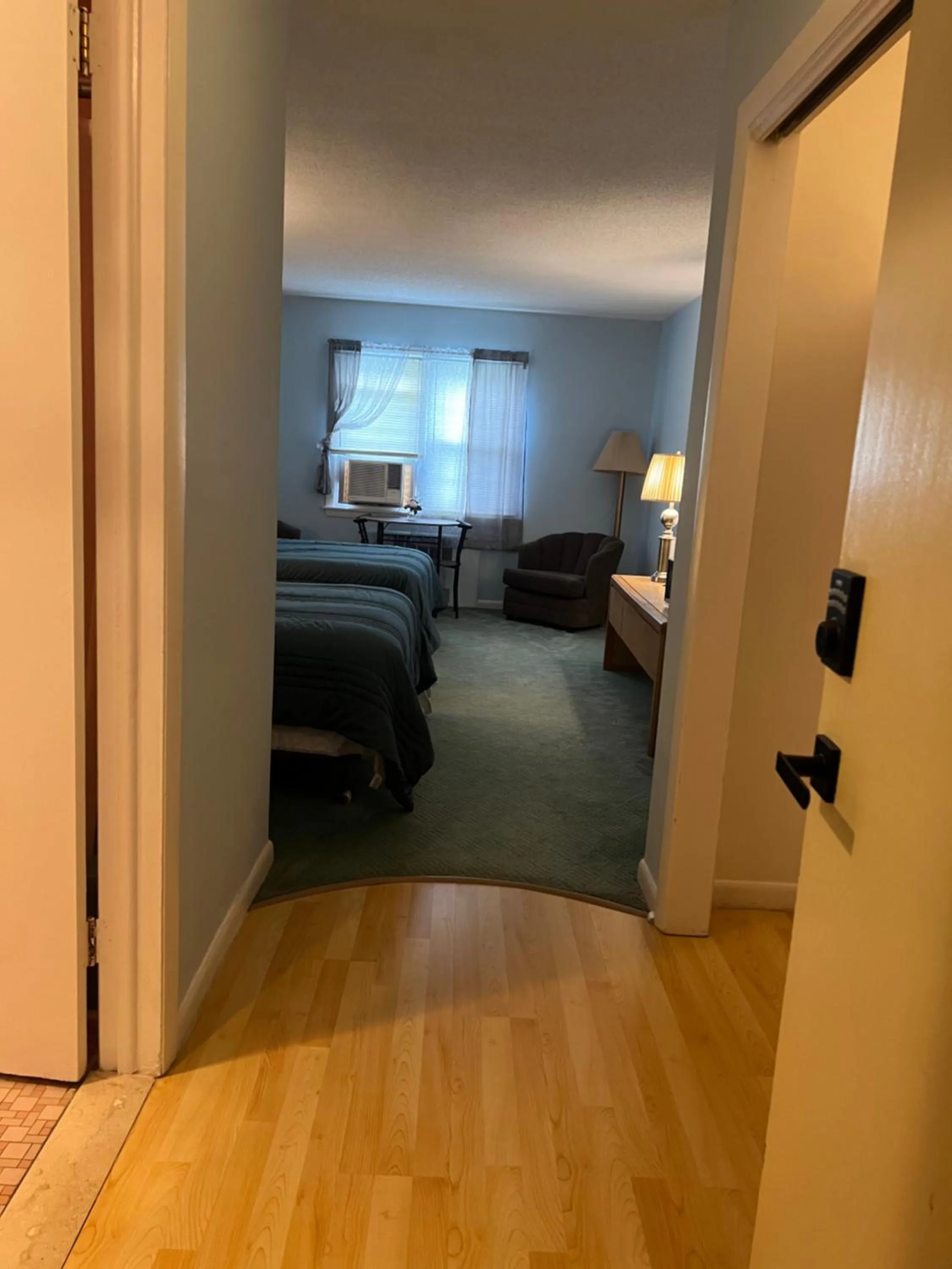 Bed in Grand Lake Hotel