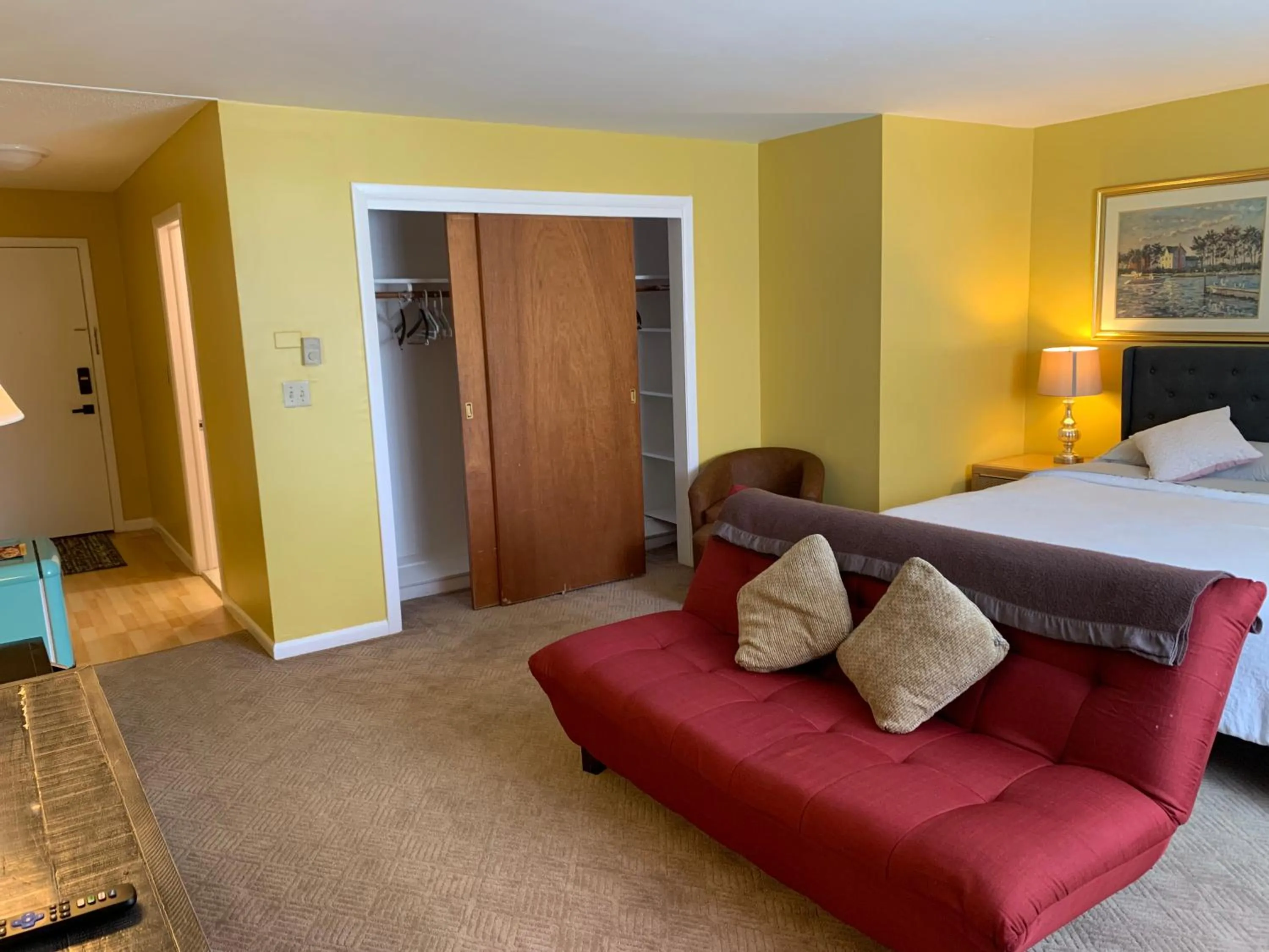 Bed in Grand Lake Hotel