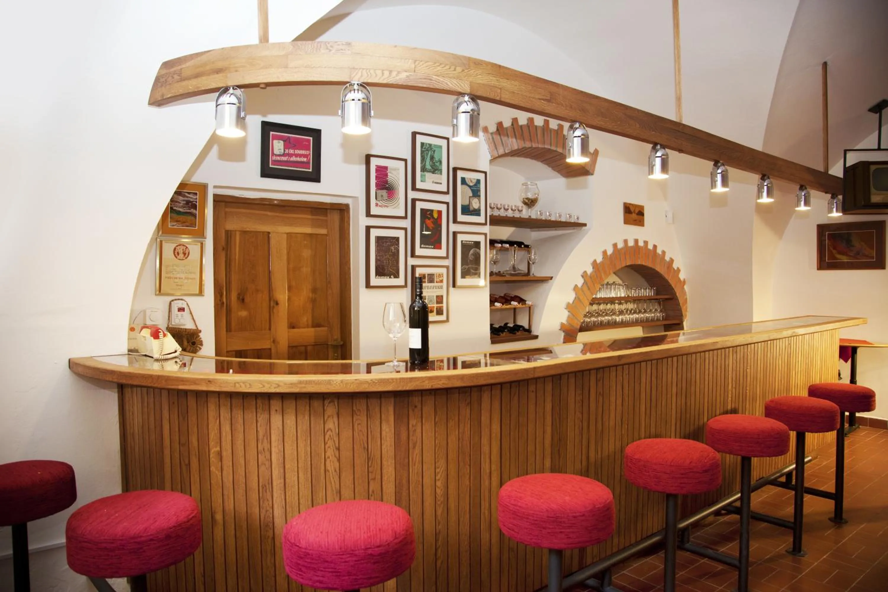 Lounge or bar in Hotel Zámek Velká Bystřice