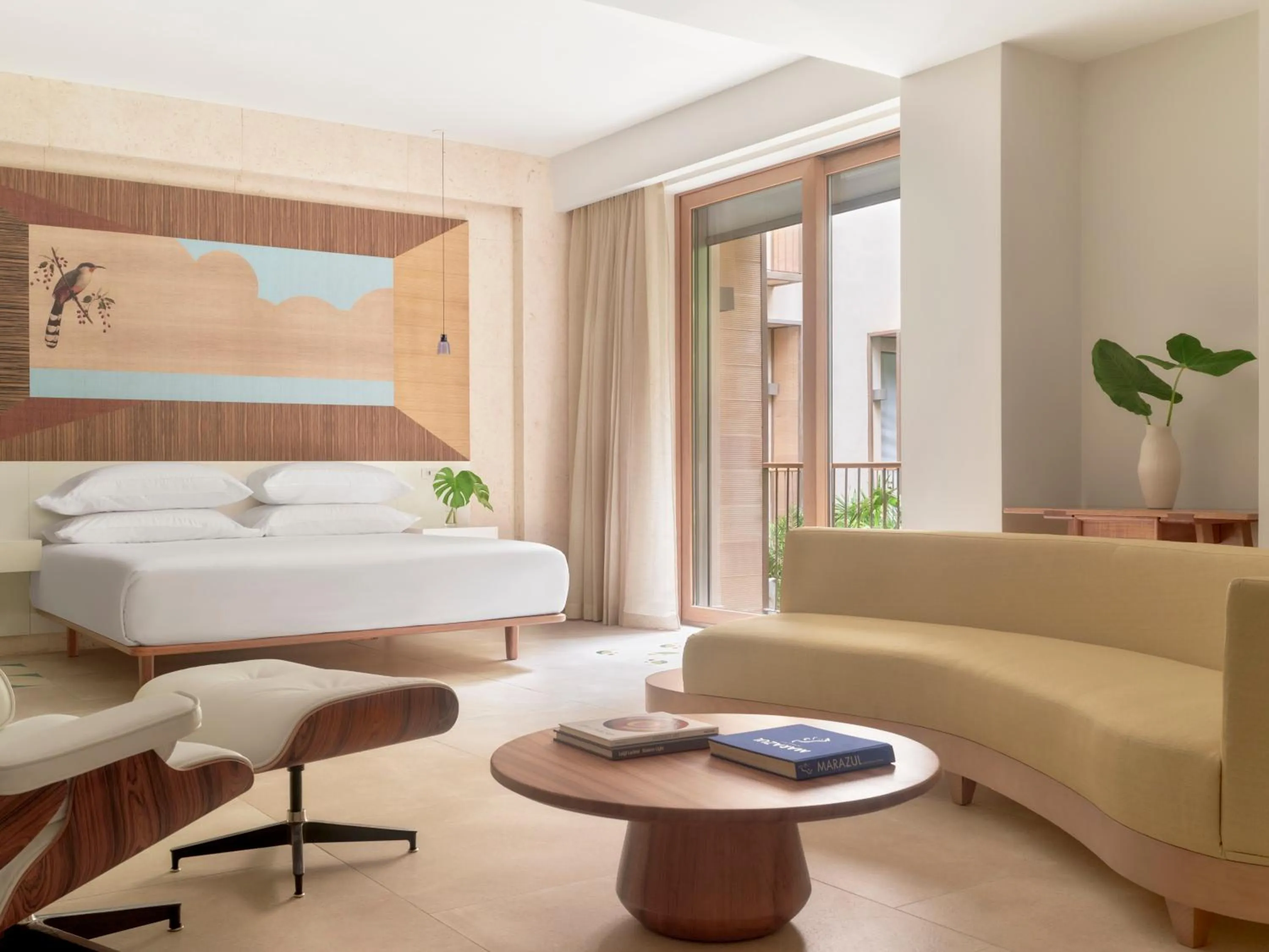 Living room, Bed in Kimpton Las Mercedes by IHG