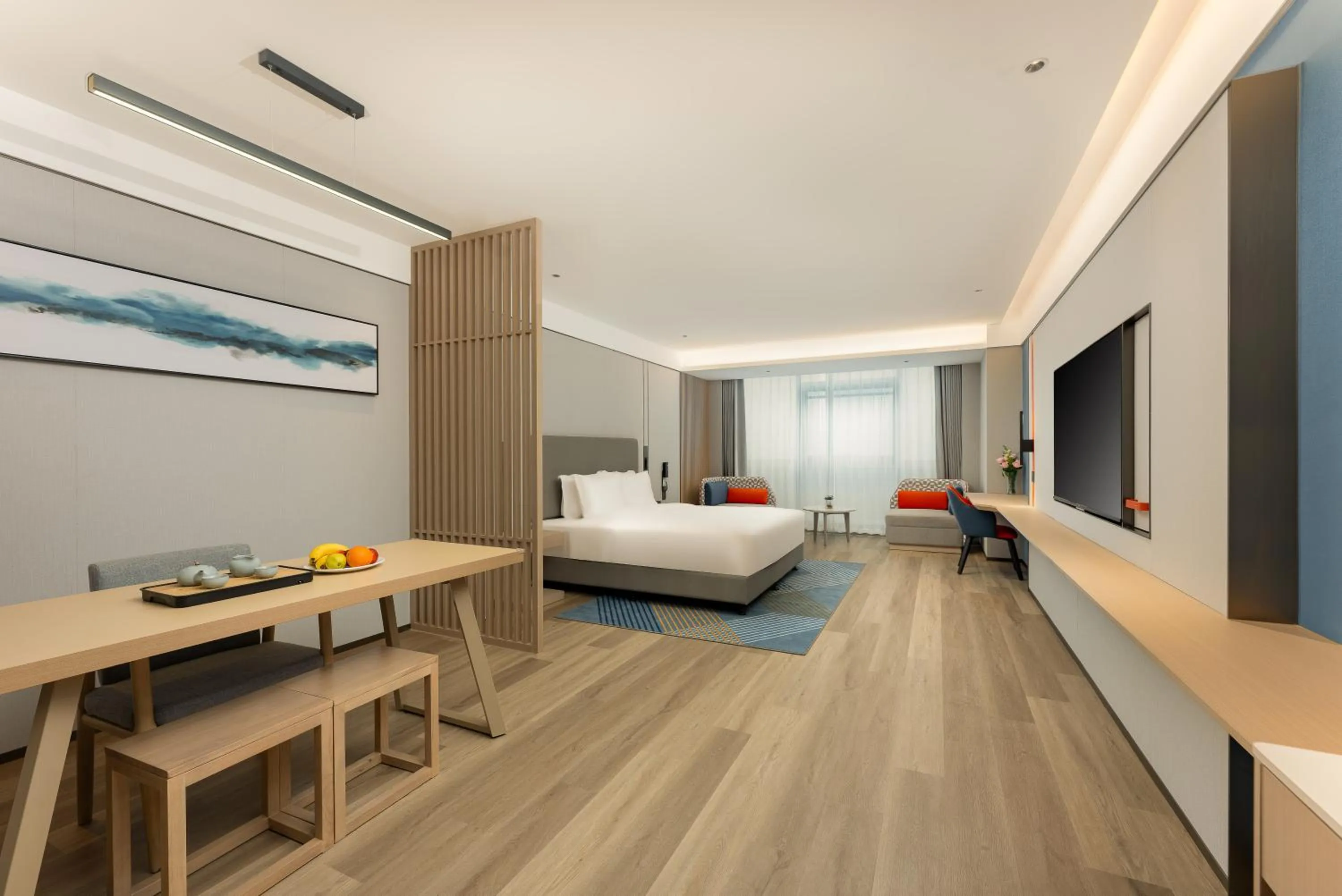 Photo of the whole room, Bed in Holiday Inn Express Nanjing Riverside by IHG