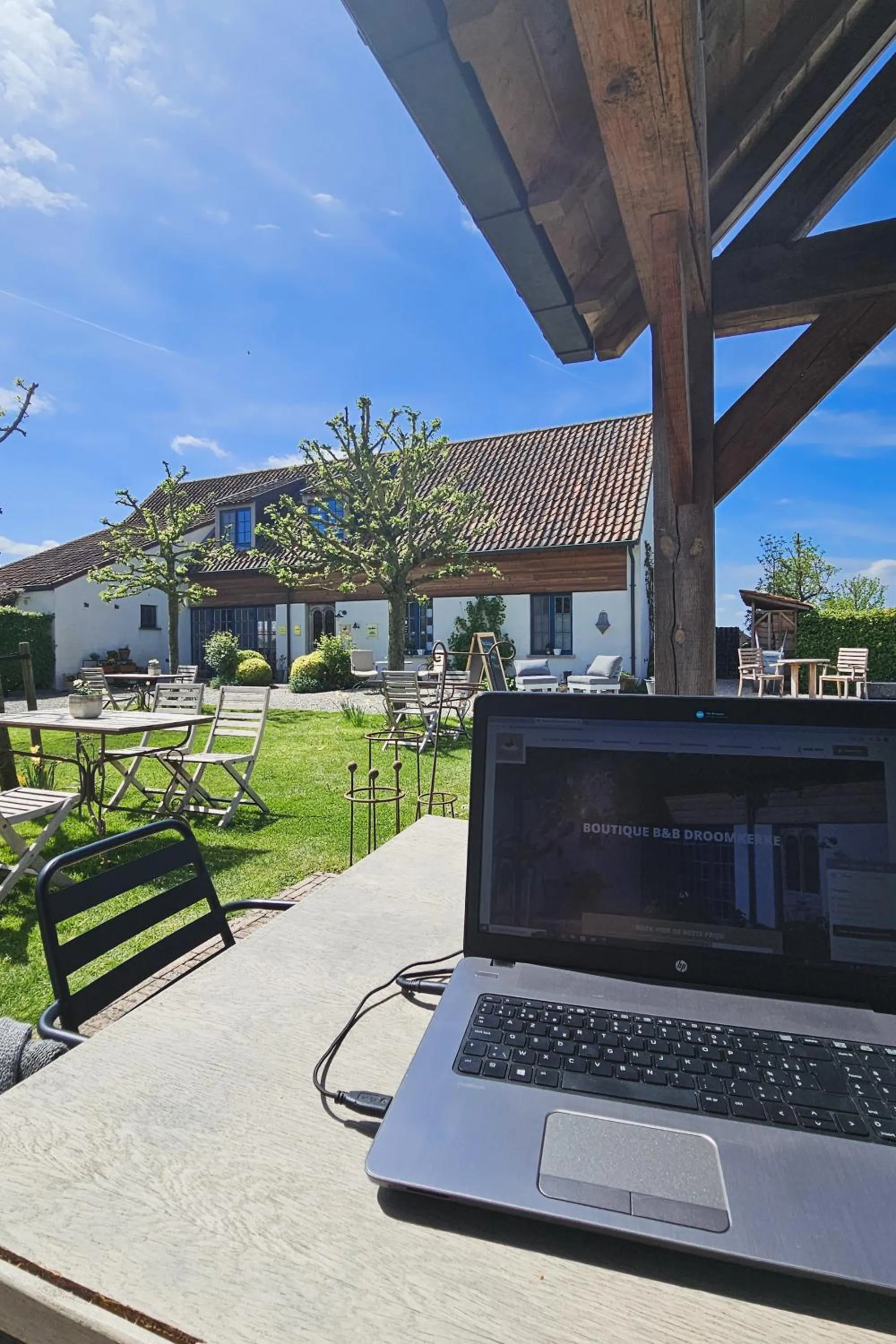 Garden in Boutique B&B Droomkerke