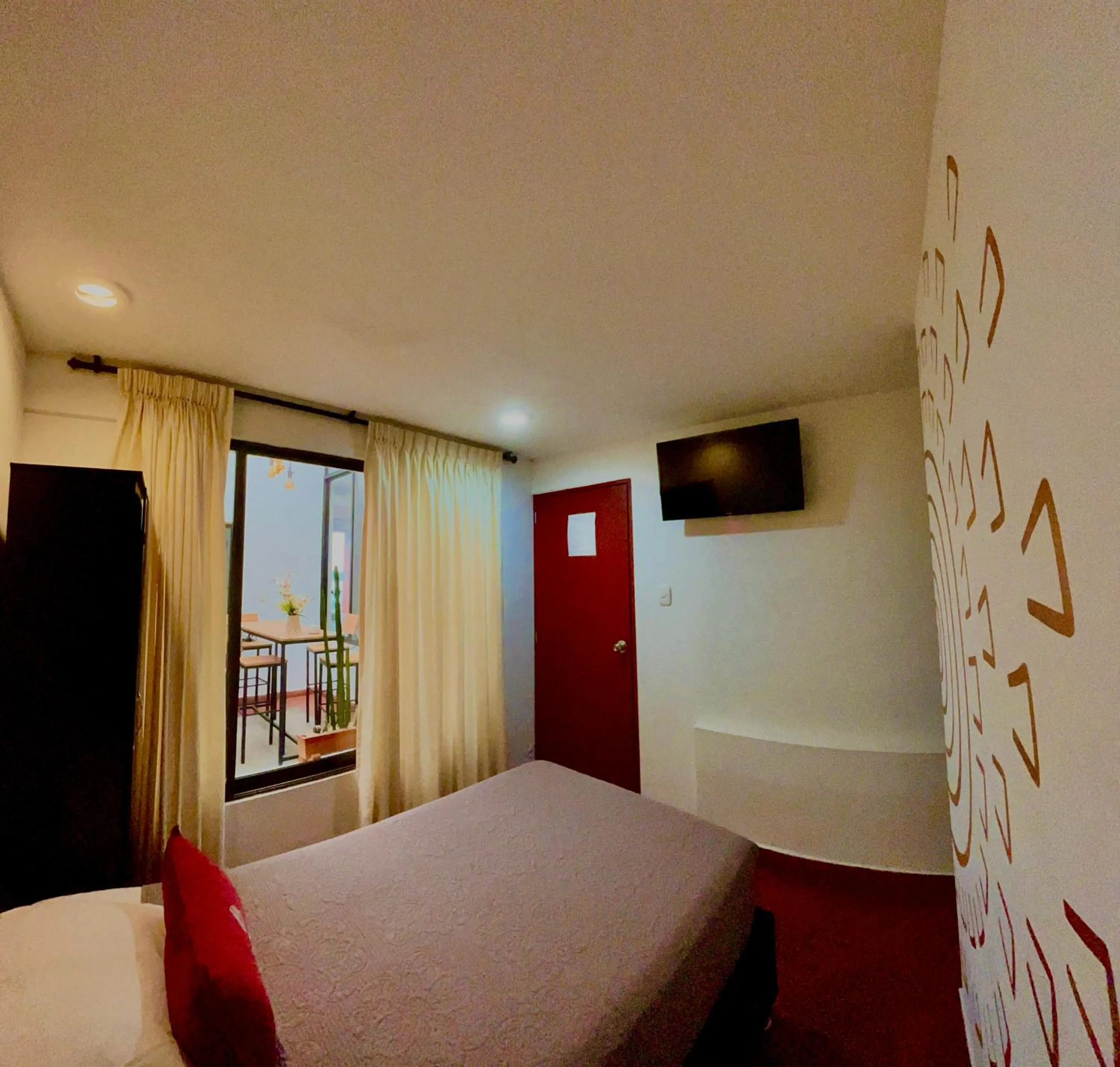 Bedroom, Bed in Hostal Amanari