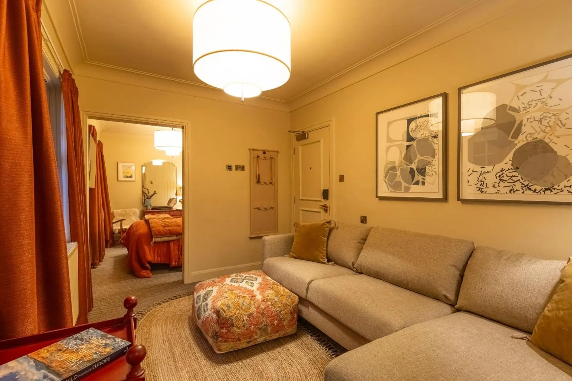 Seating area in Pine Trees Hotel Pitlochry