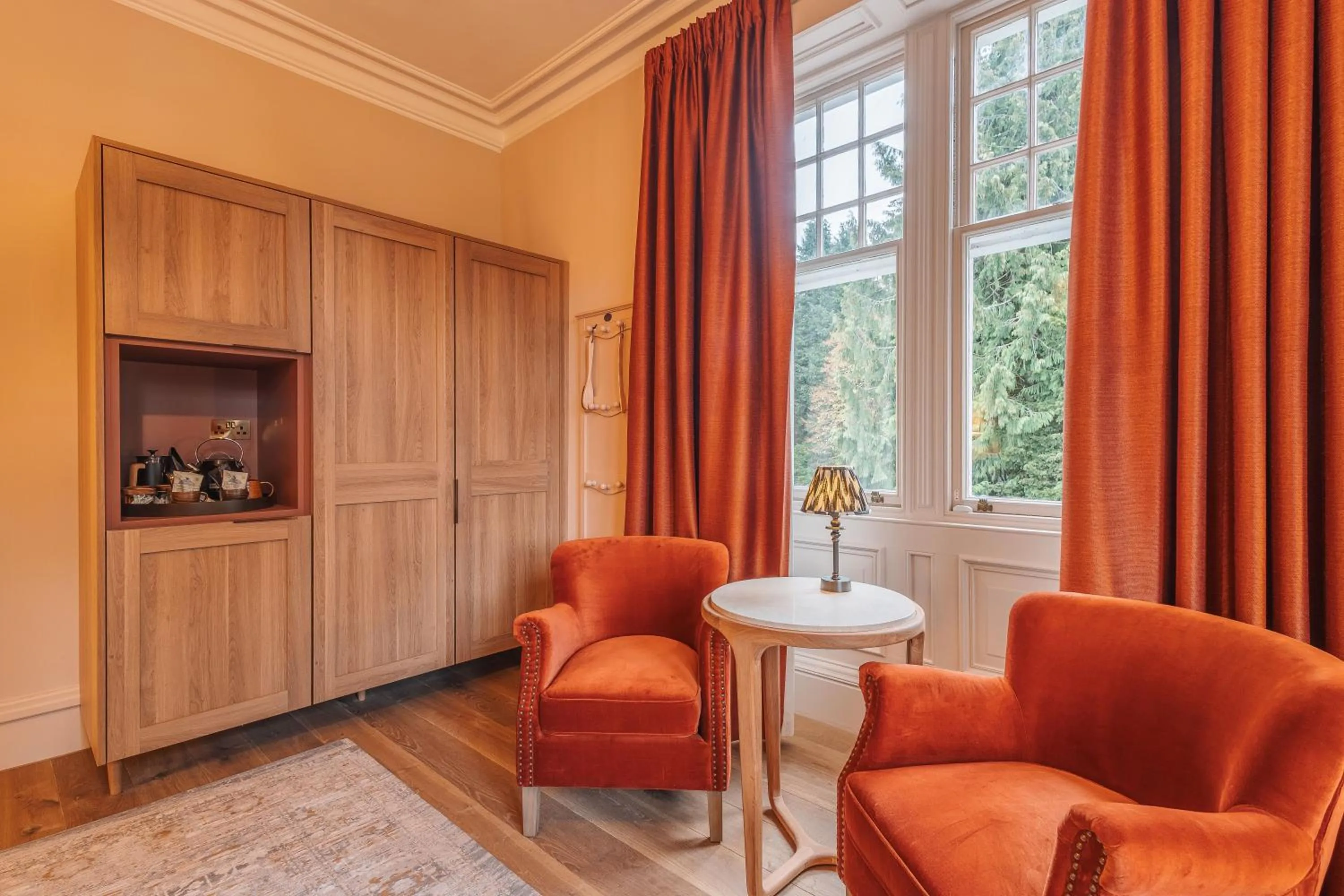 Living room in Pine Trees Hotel Pitlochry