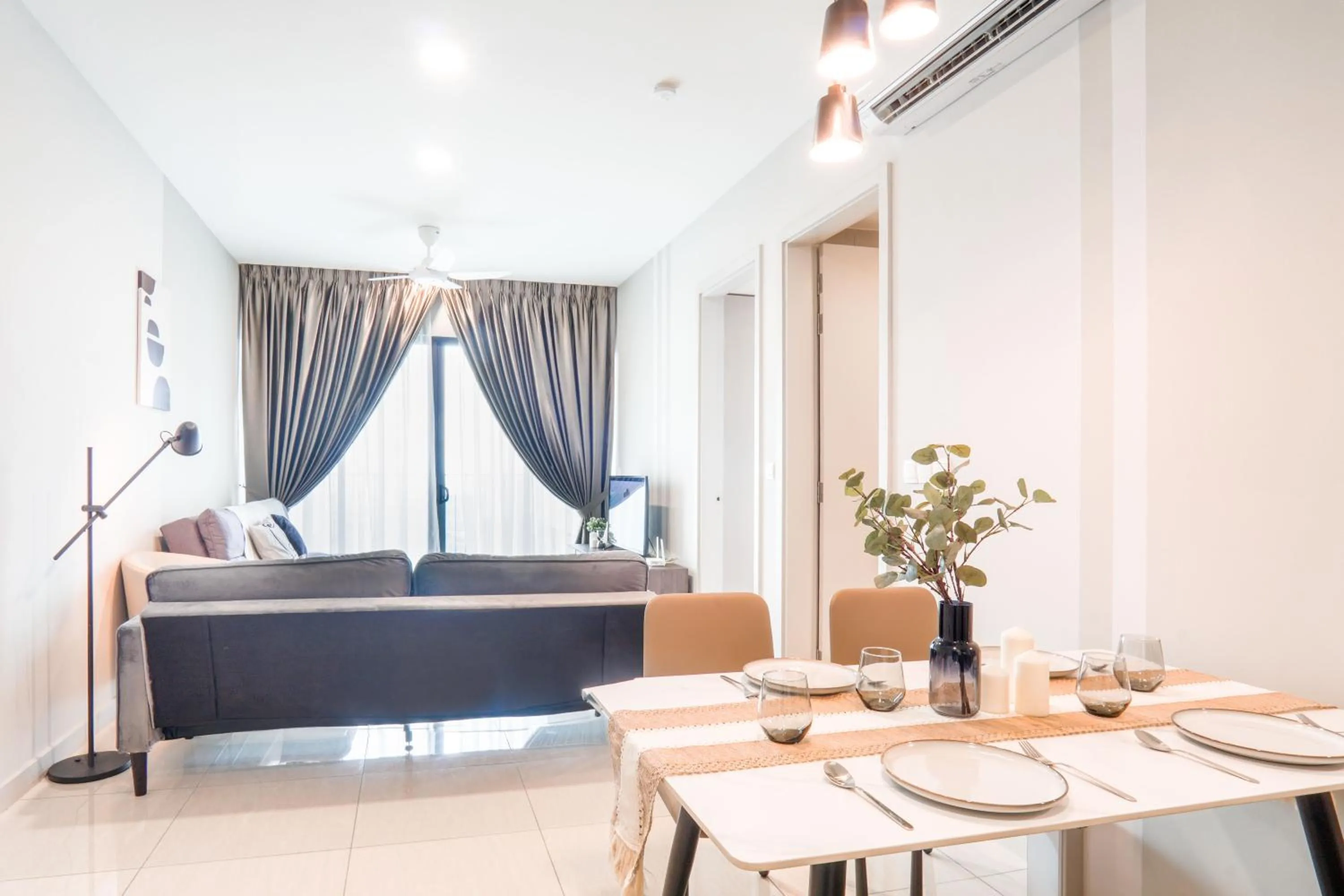 Living room in Datum Jelatek Residence by Airhost