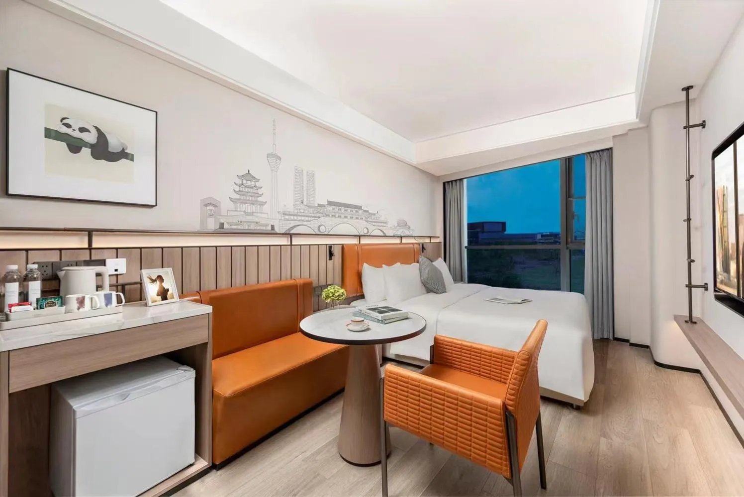 Photo of the whole room in Citadines Connect East Chengdu