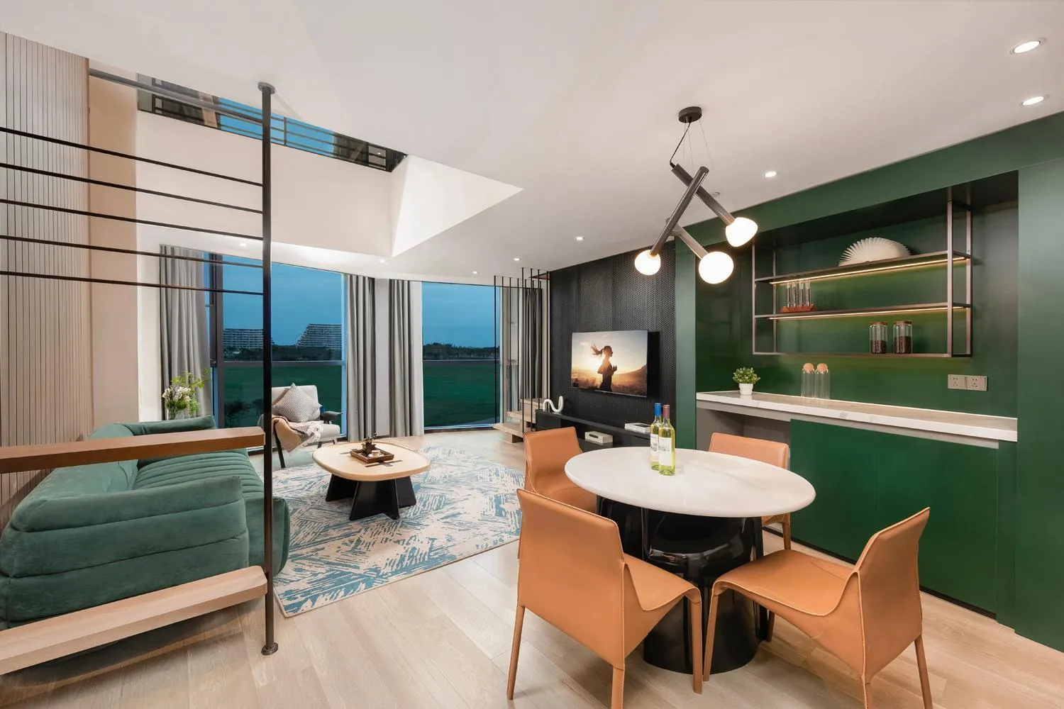 Living room in Citadines Connect East Chengdu