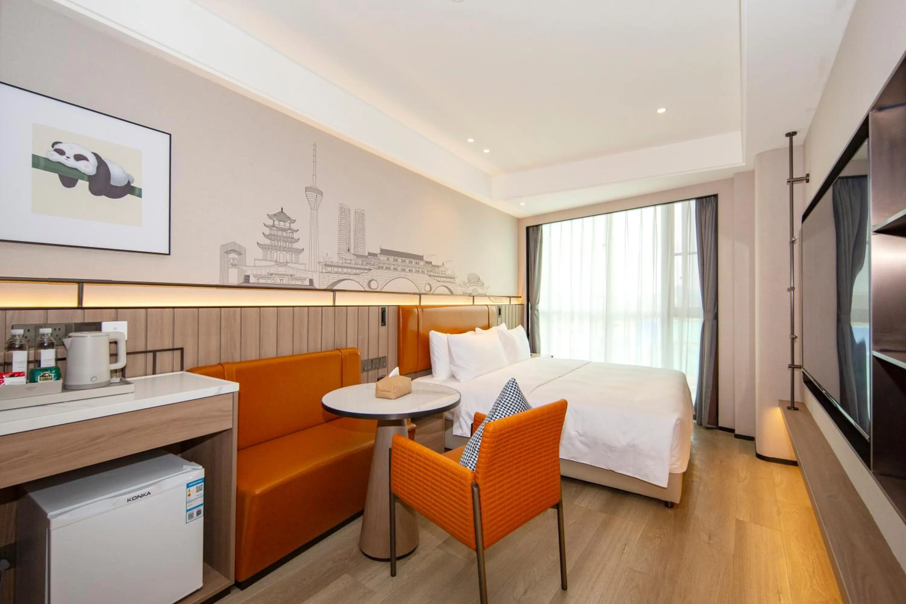 Photo of the whole room, Bed in Citadines Connect East Chengdu