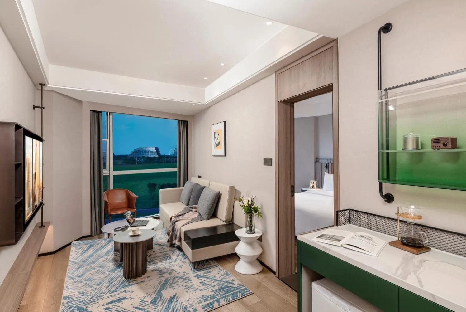 Living room in Citadines Connect East Chengdu