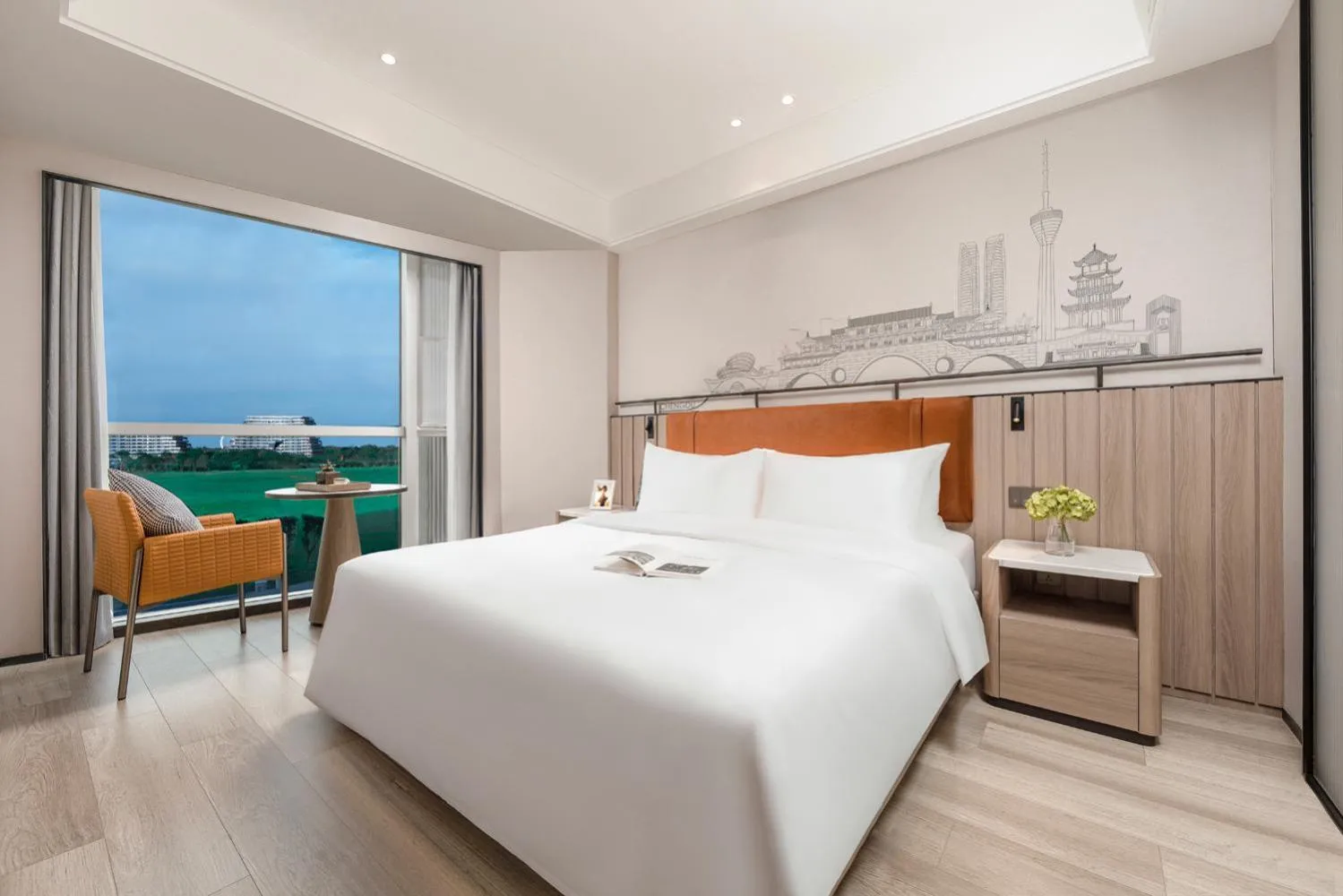 Bed in Citadines Connect East Chengdu