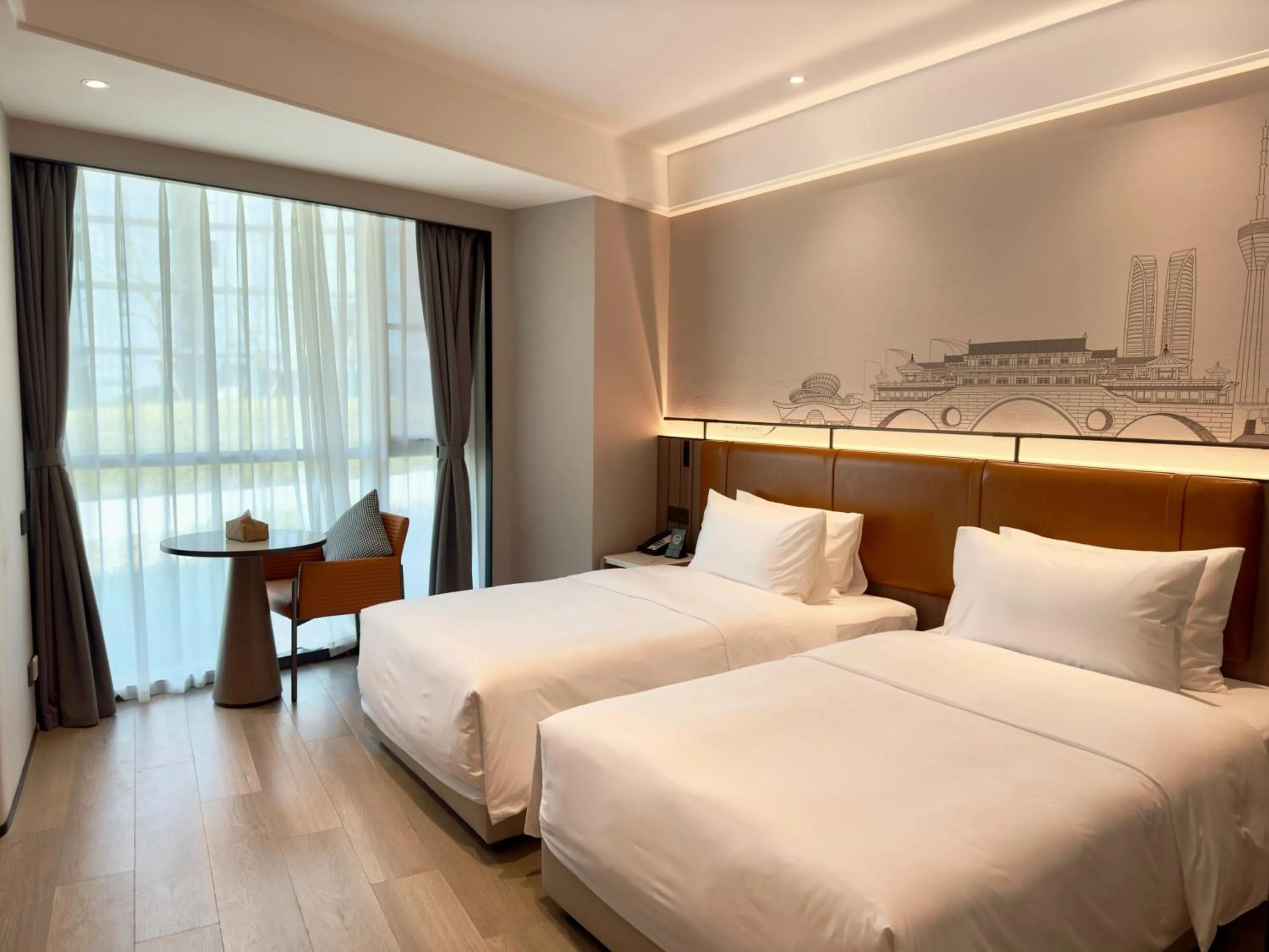 Bed in Citadines Connect East Chengdu