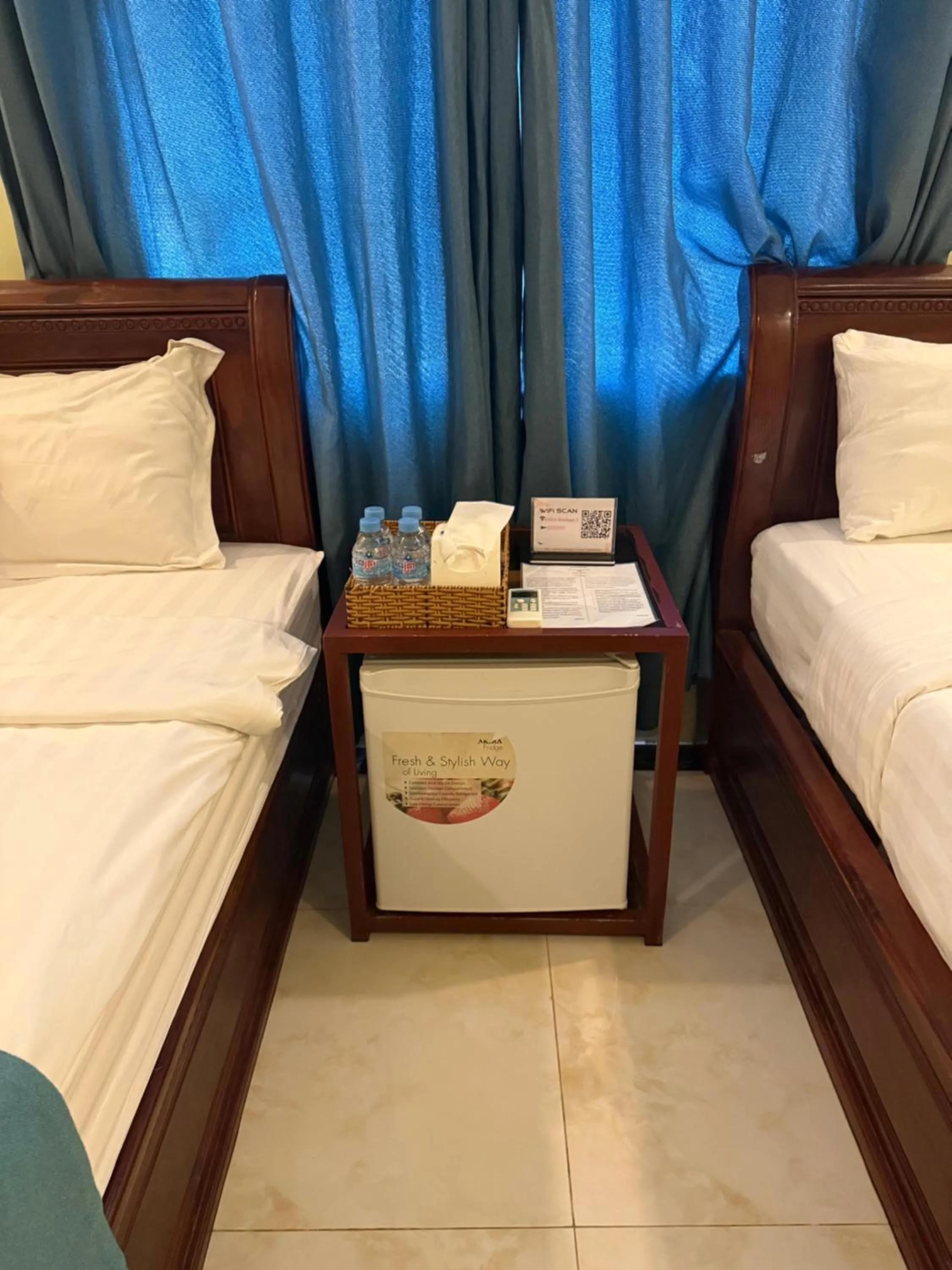 minibar, Bed in AHHA Boutique Kampot