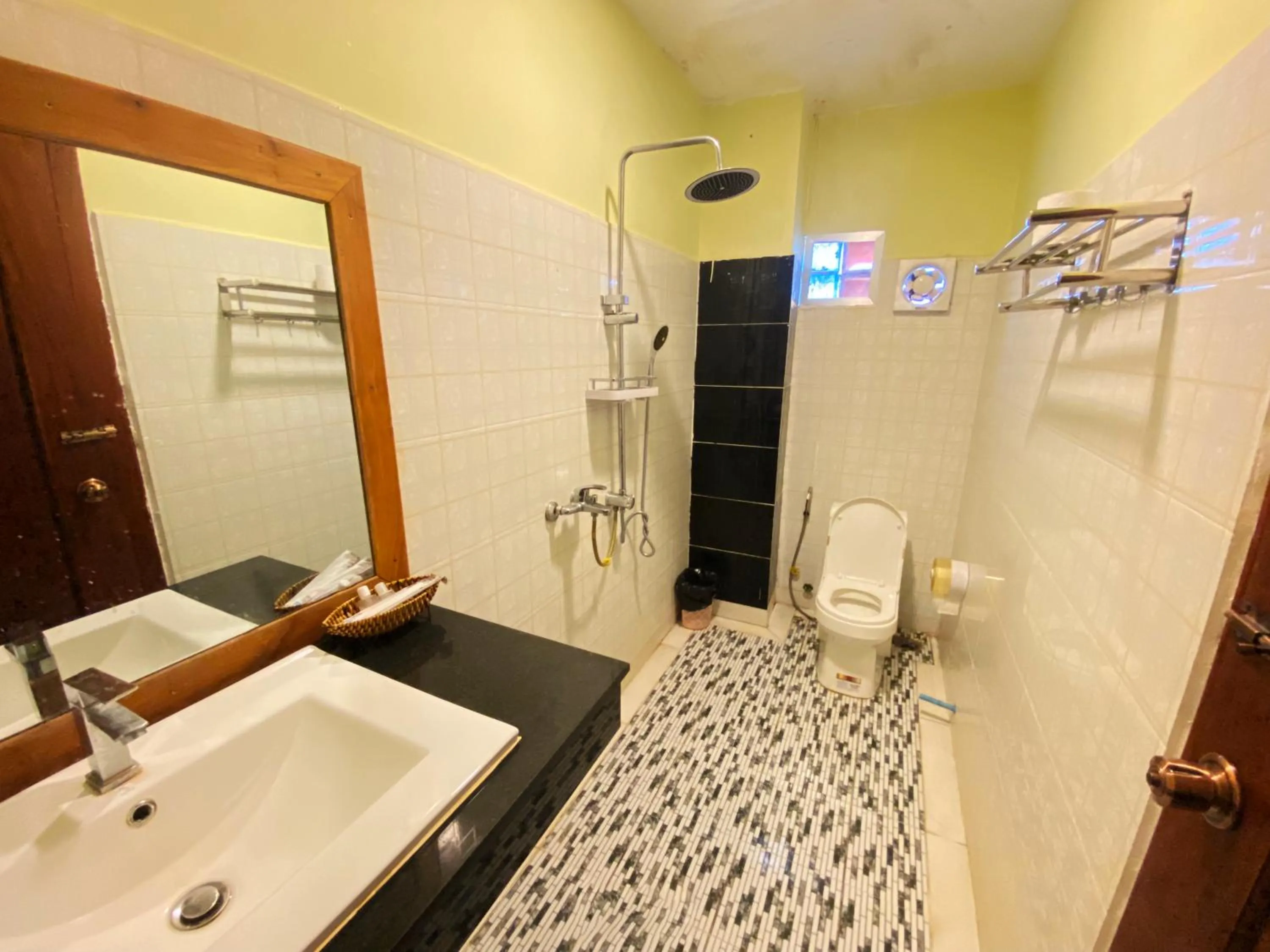 Shower in AHHA Boutique Kampot