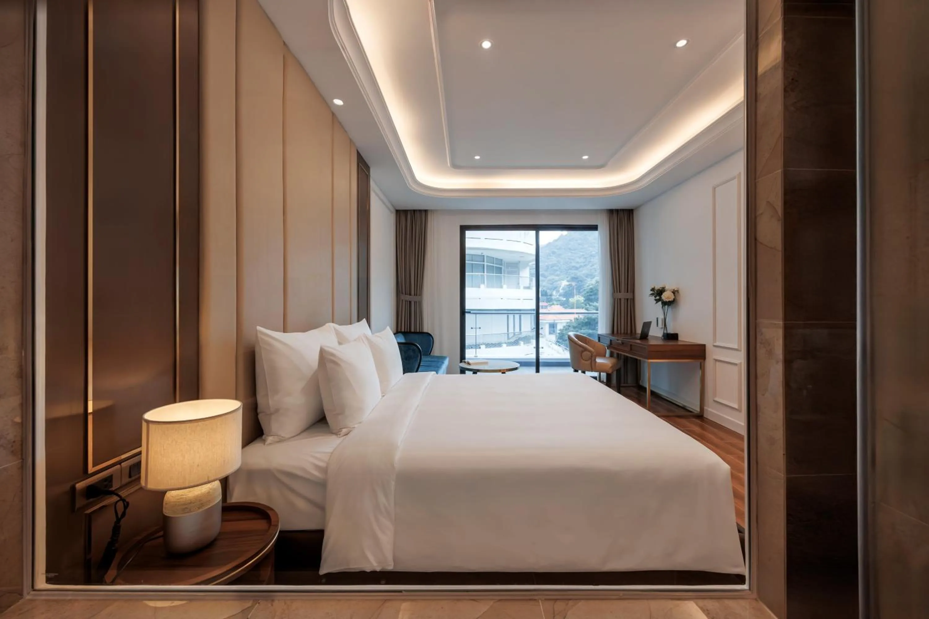 Bed in OYSTER BAY HOTEL VUNG TAU