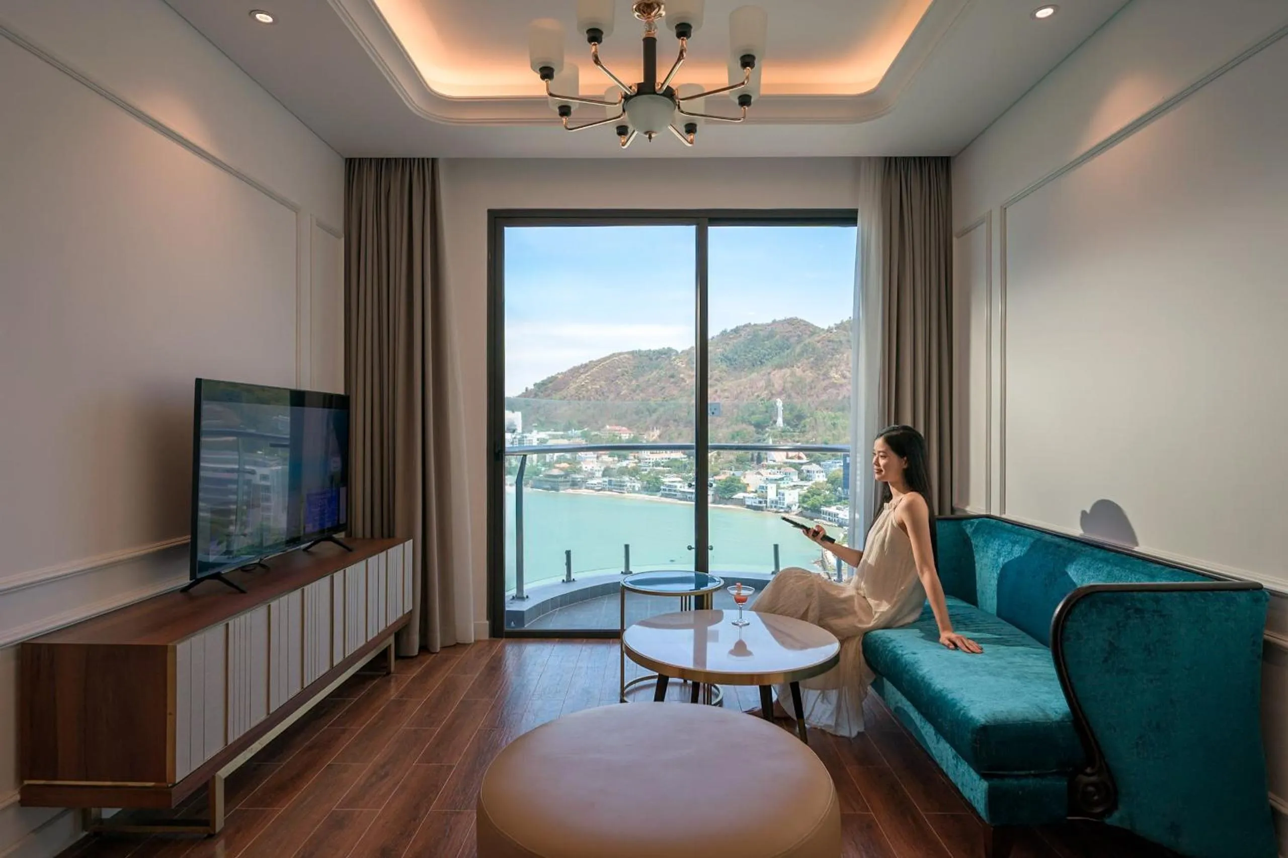 Living room in OYSTER BAY HOTEL VUNG TAU