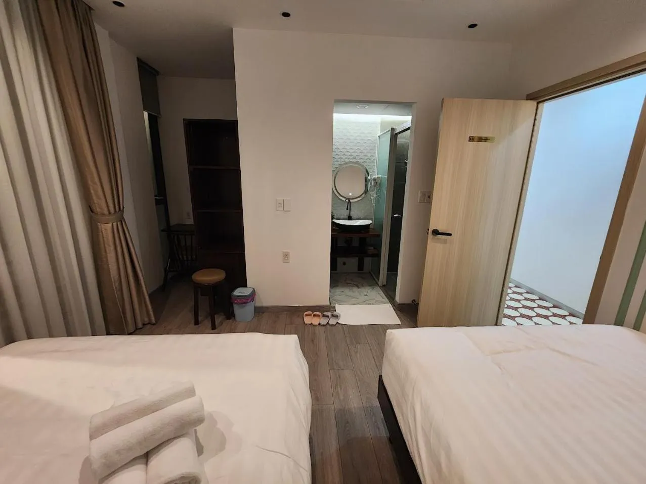 Photo of the whole room, Bed in LHASA HOTEL - Central hotel in Dalat