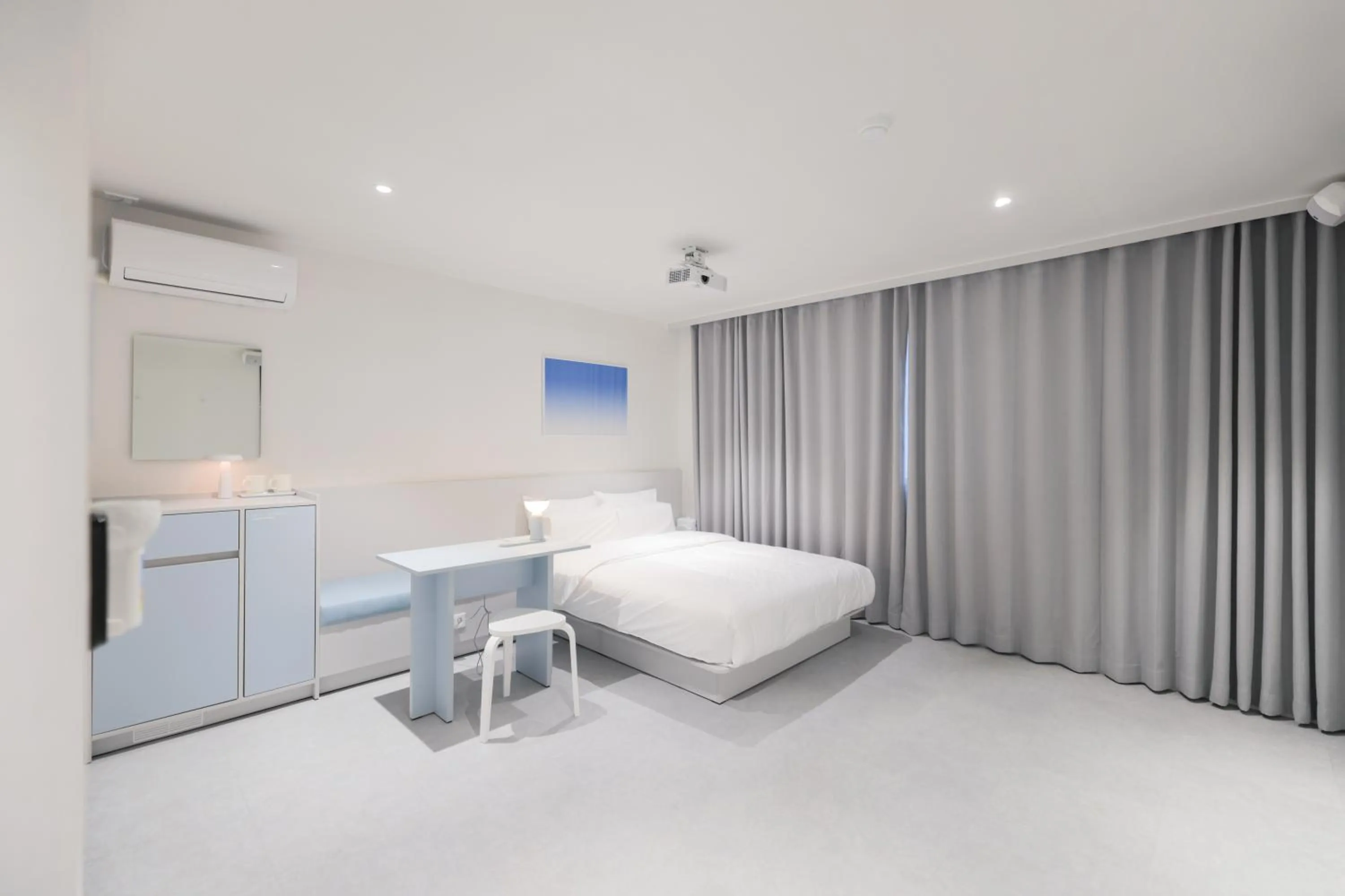 Bed in Aank Air Hotel Daejeon