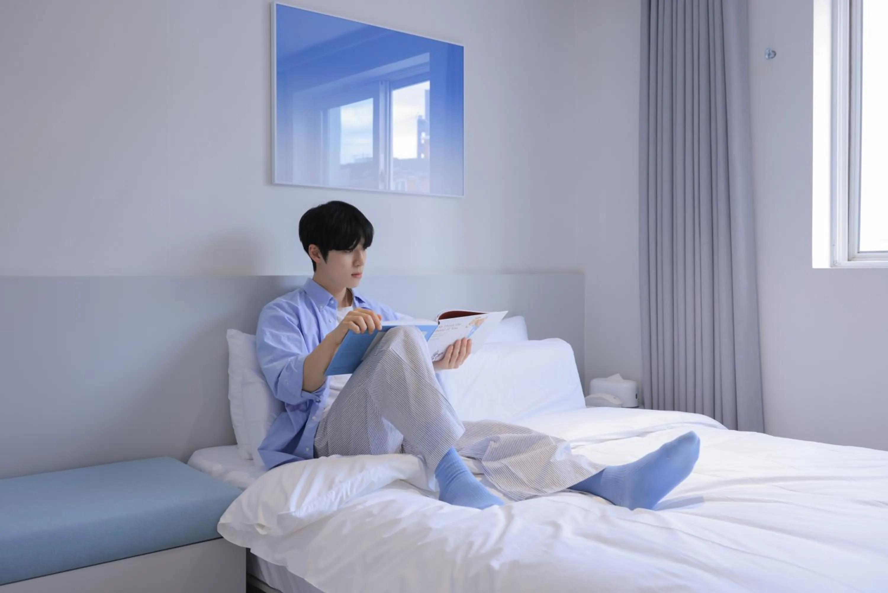 Bed in Aank Air Hotel Daejeon