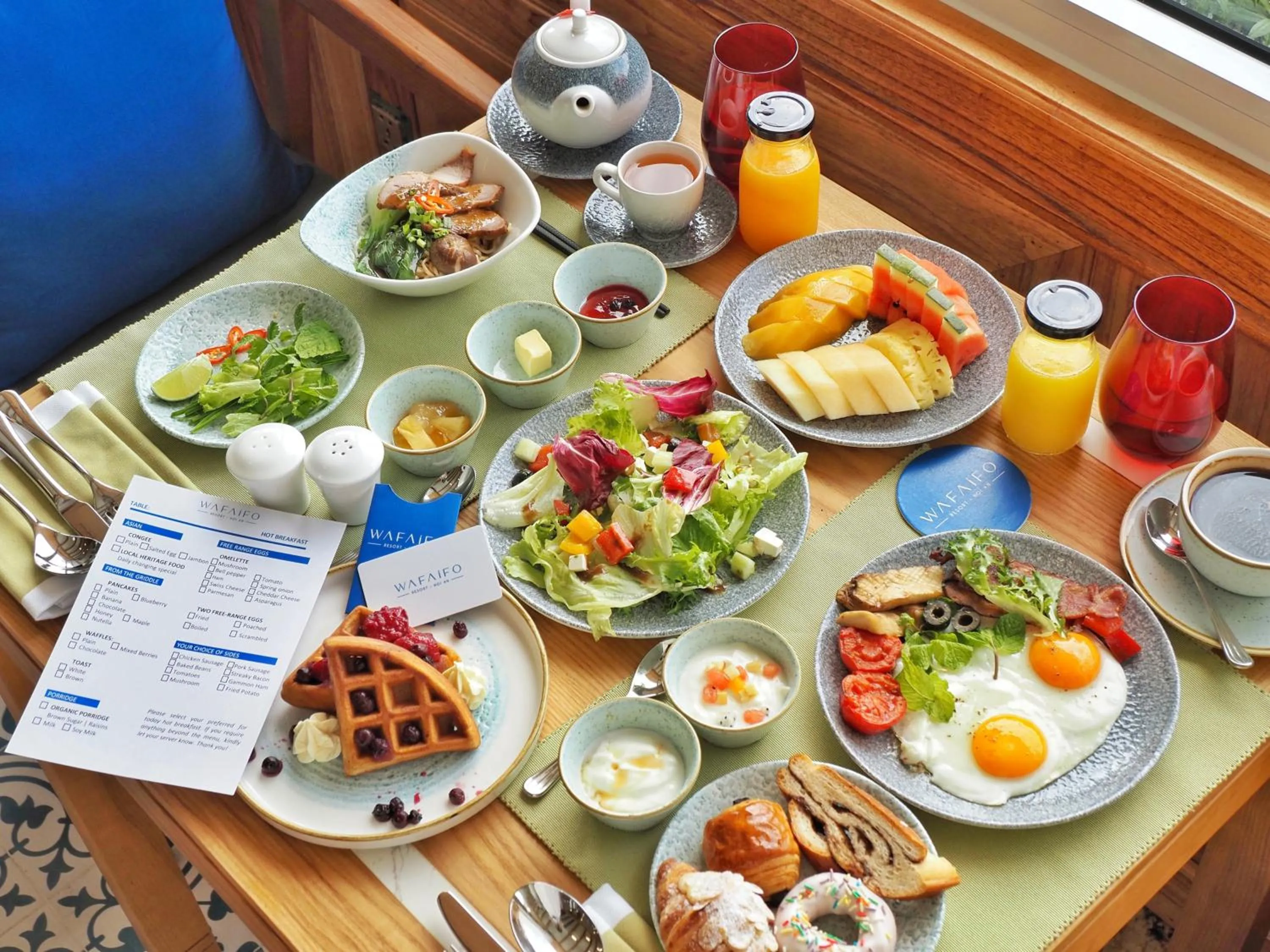 Food and drinks in Wafaifo Resort Hoi An