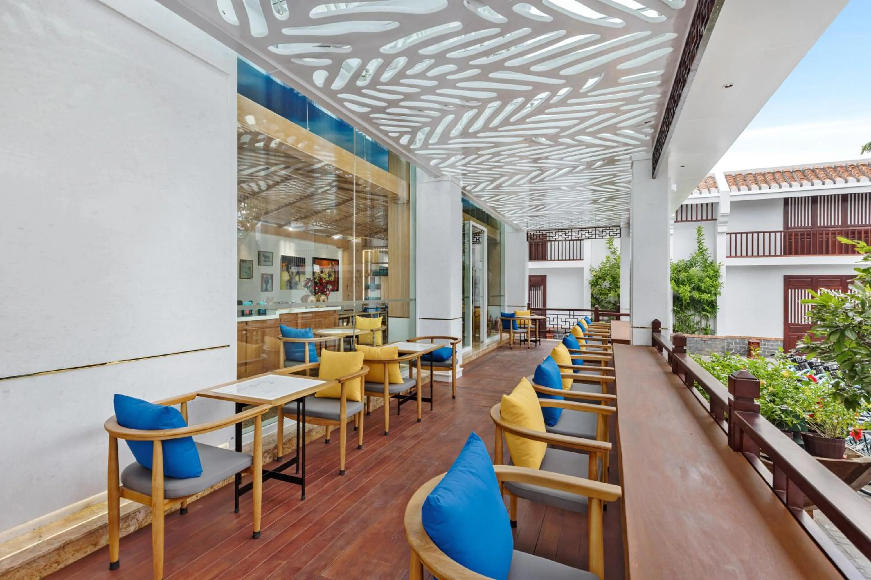 Patio in Wafaifo Resort Hoi An