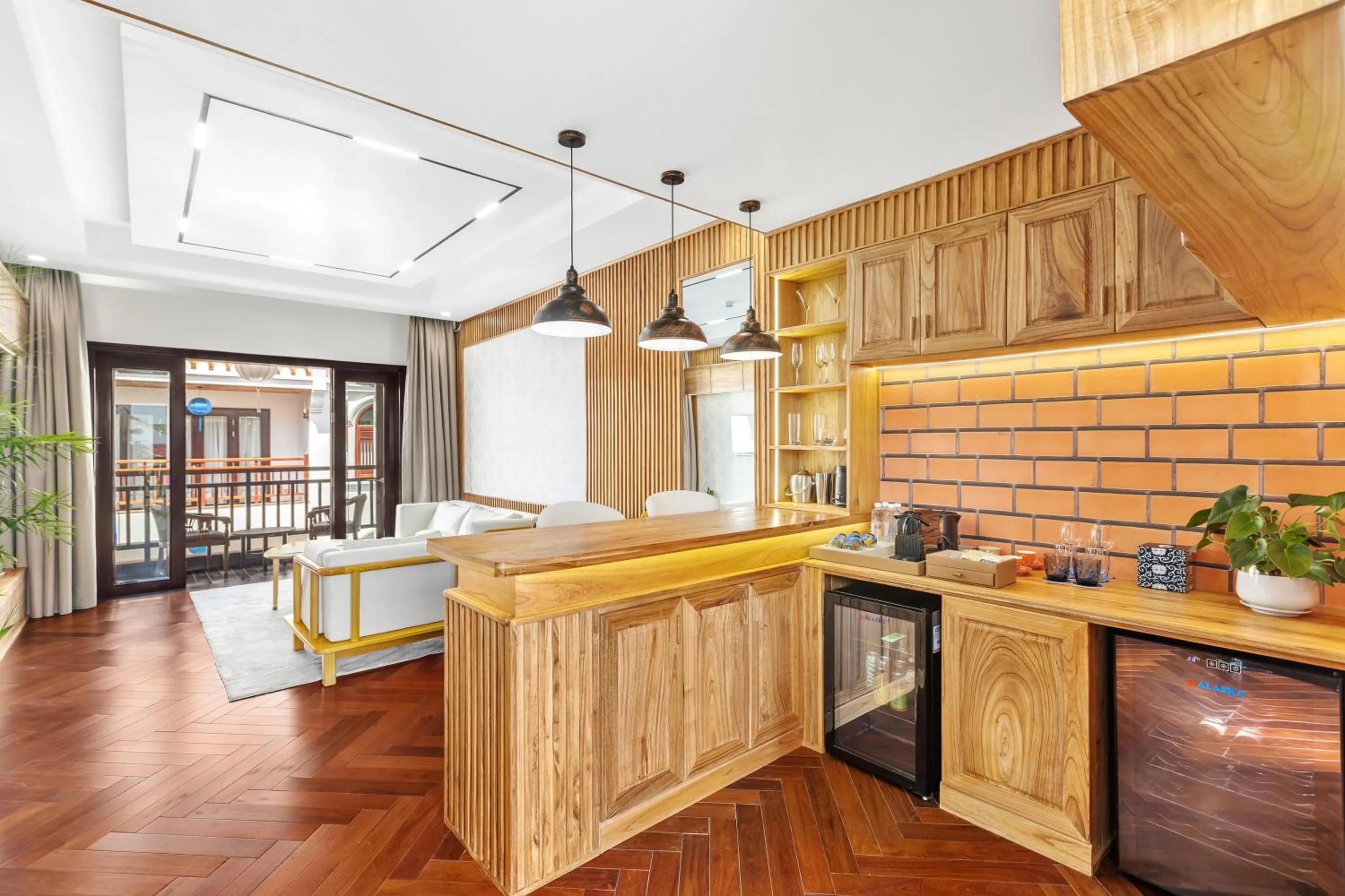 Kitchen or kitchenette in Wafaifo Resort Hoi An