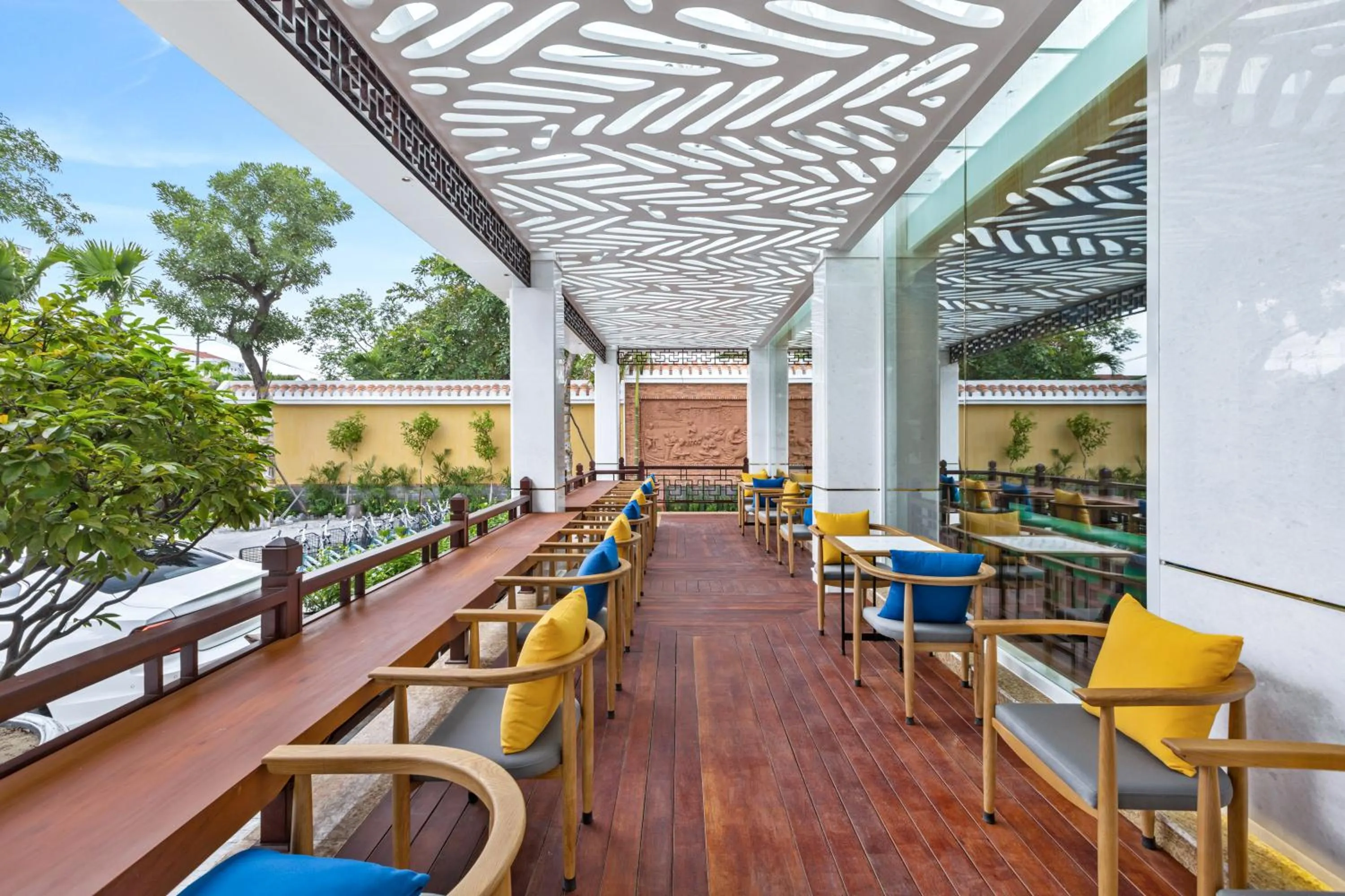 Patio in Wafaifo Resort Hoi An