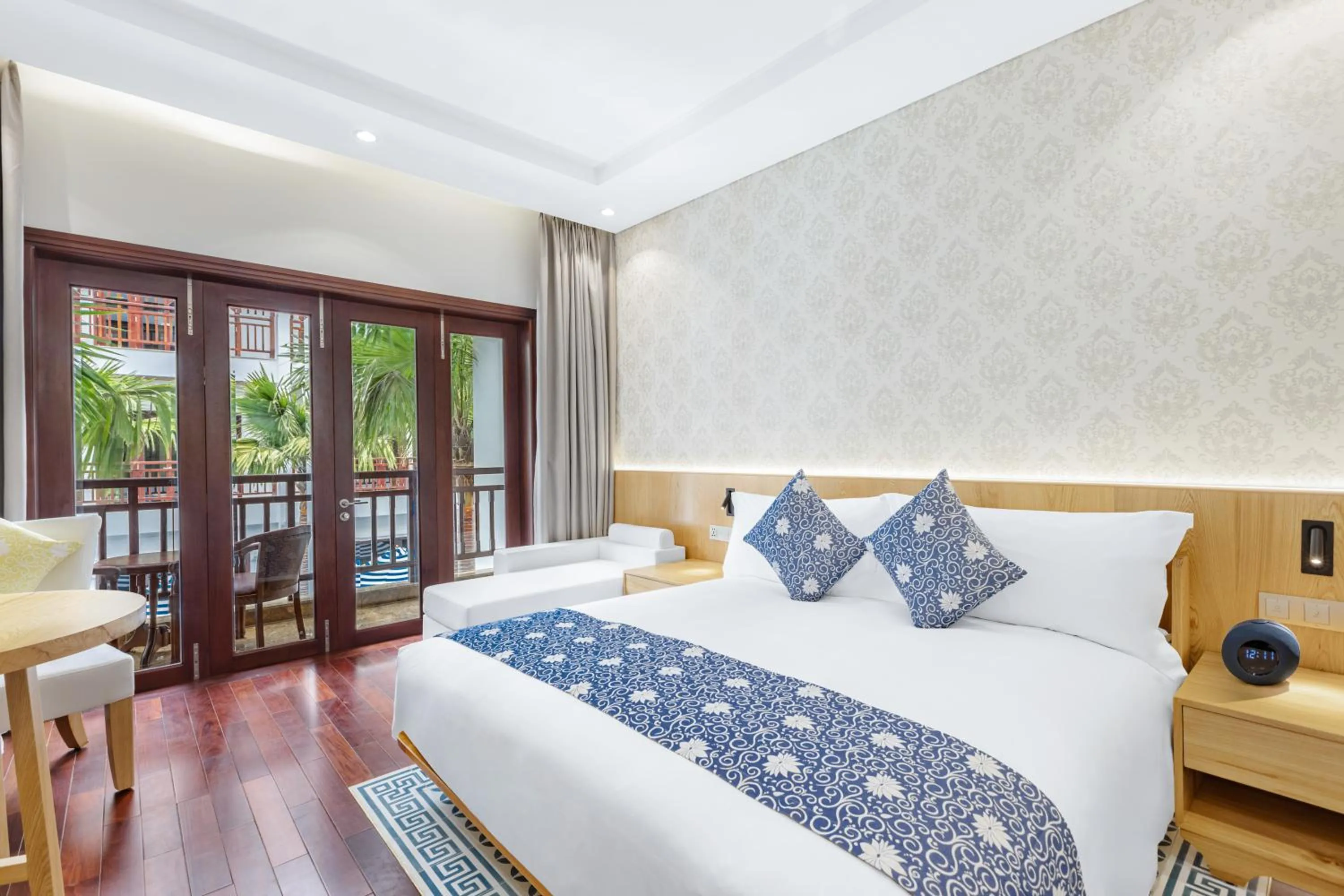 Bed in Wafaifo Resort Hoi An
