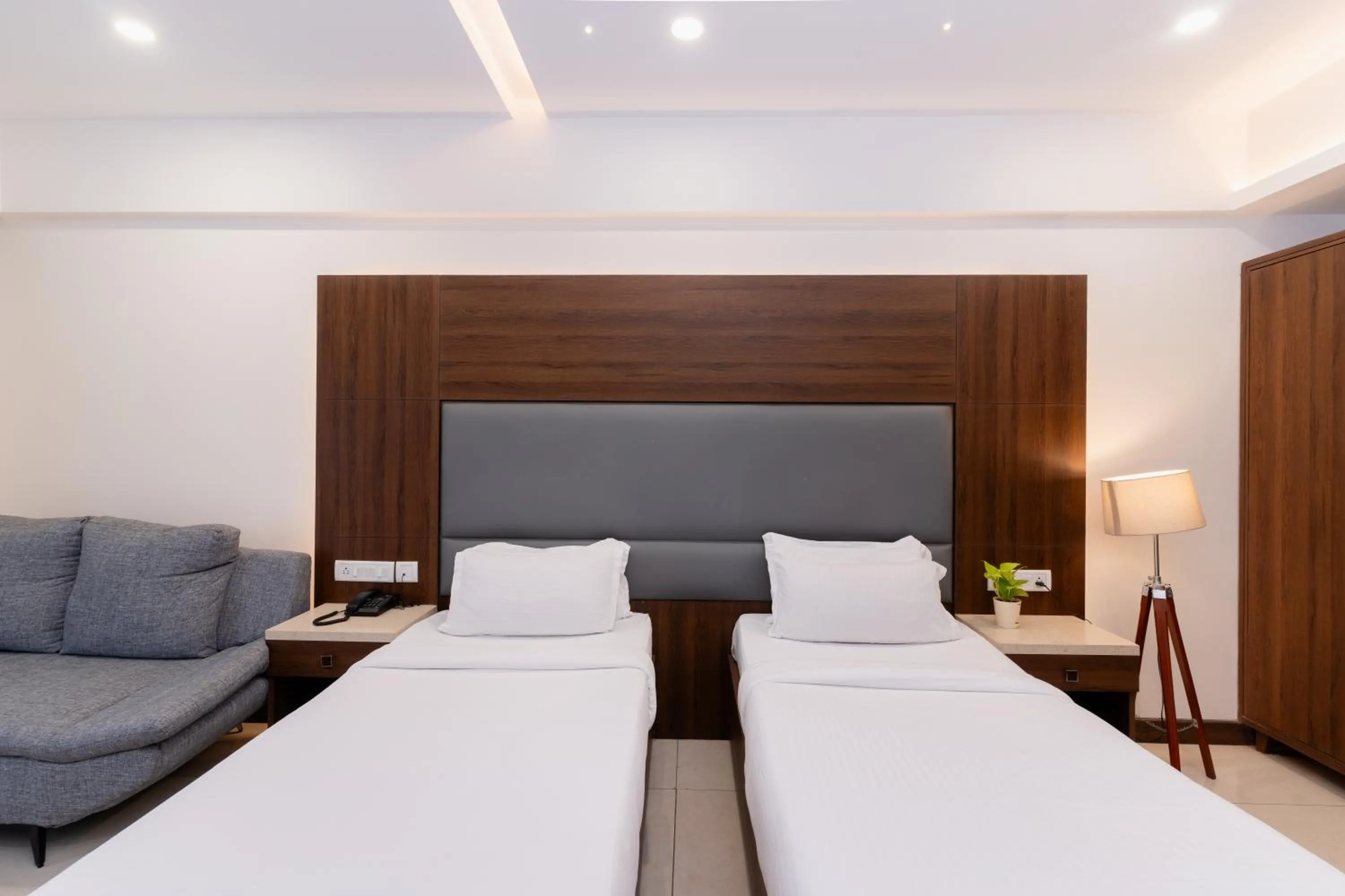 Photo of the whole room, Bed in Pincode Hotels by Yatri Nivas