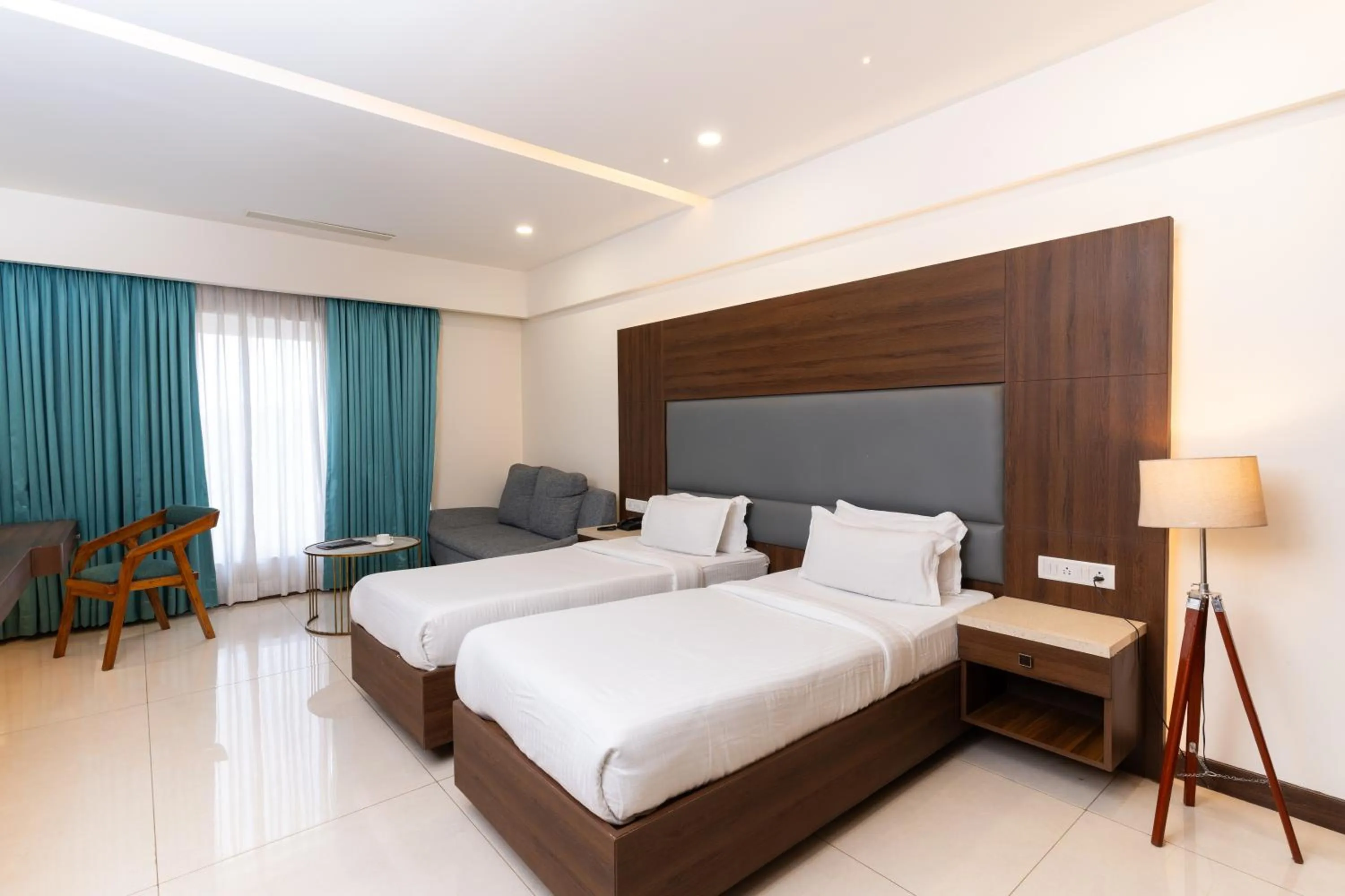 TV and multimedia, Bed in Pincode Hotels by Yatri Nivas