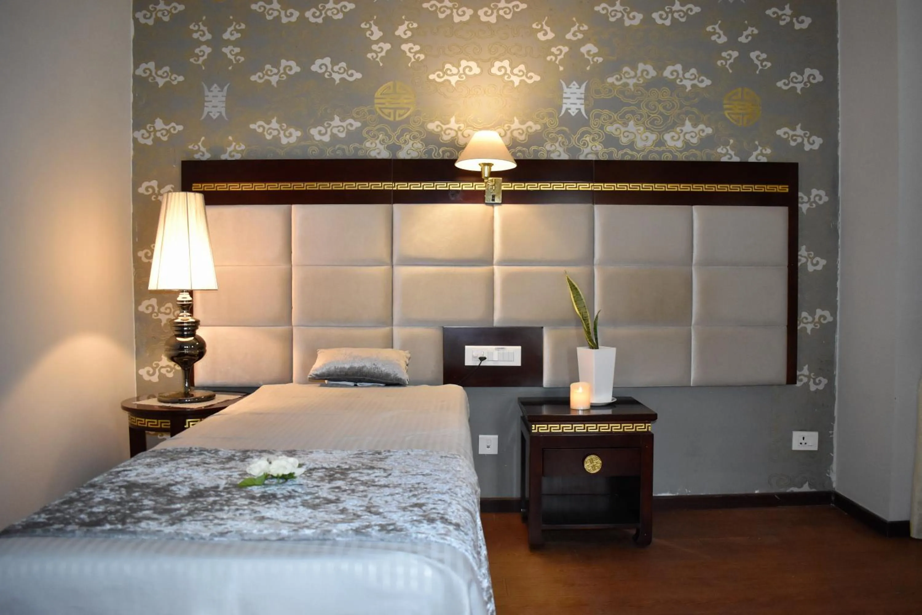 Bed in 33 Soksoom Centre for Well-Being & Happinesss - Boutique Hotel