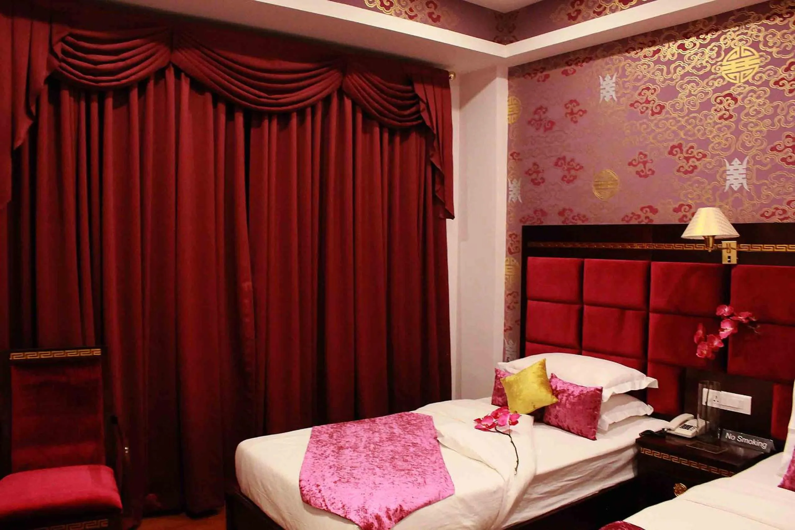 Bed in 33 Soksoom Centre for Well-Being & Happinesss - Boutique Hotel