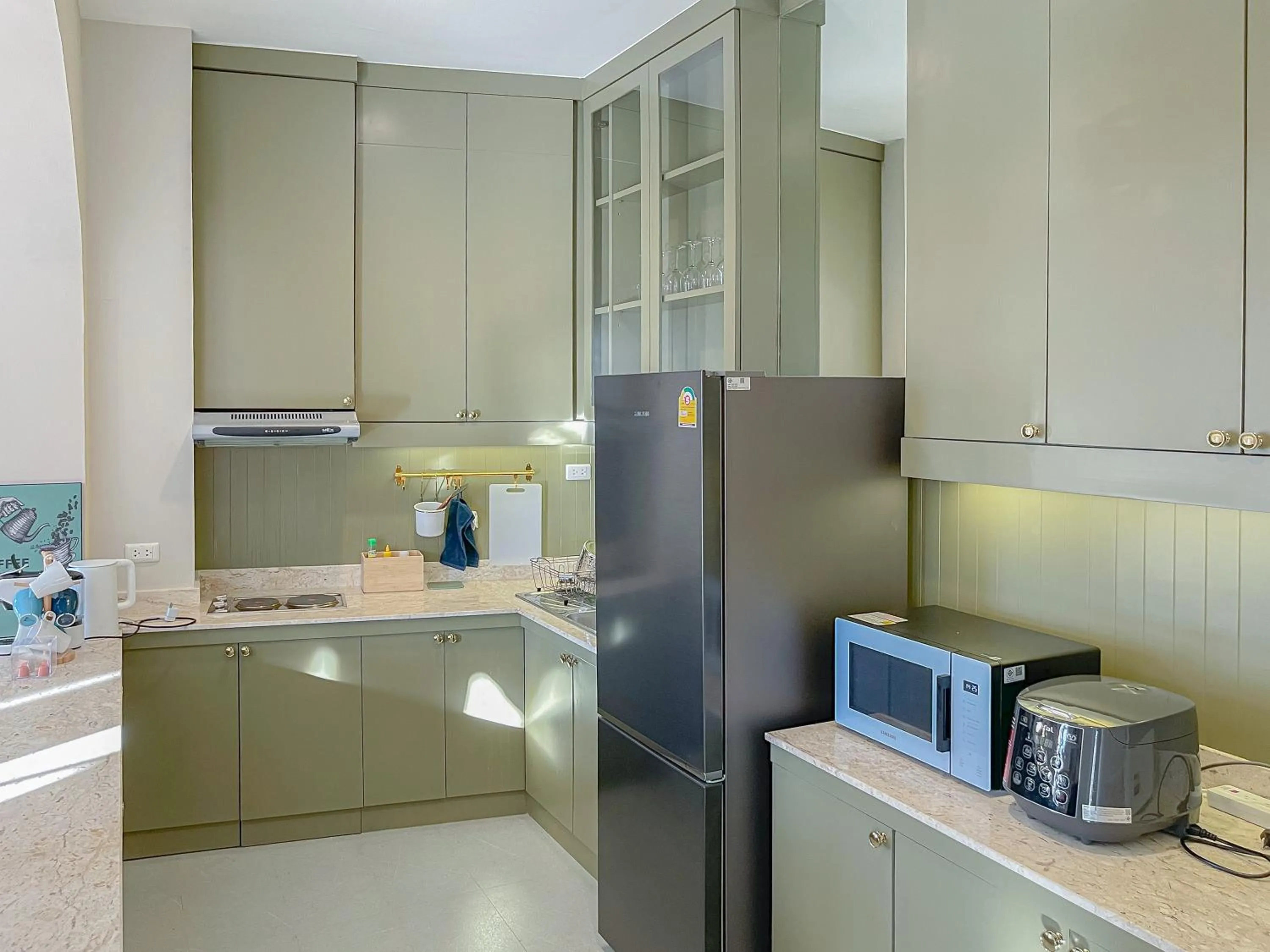 Kitchen or kitchenette in Villetta The Eyrie Khaoyai