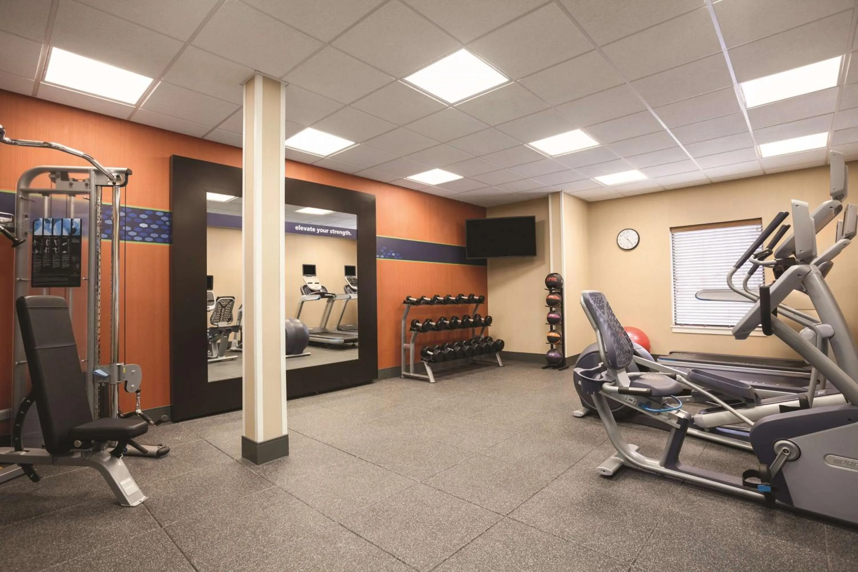 Fitness centre/facilities in Hampton Inn Brigham City