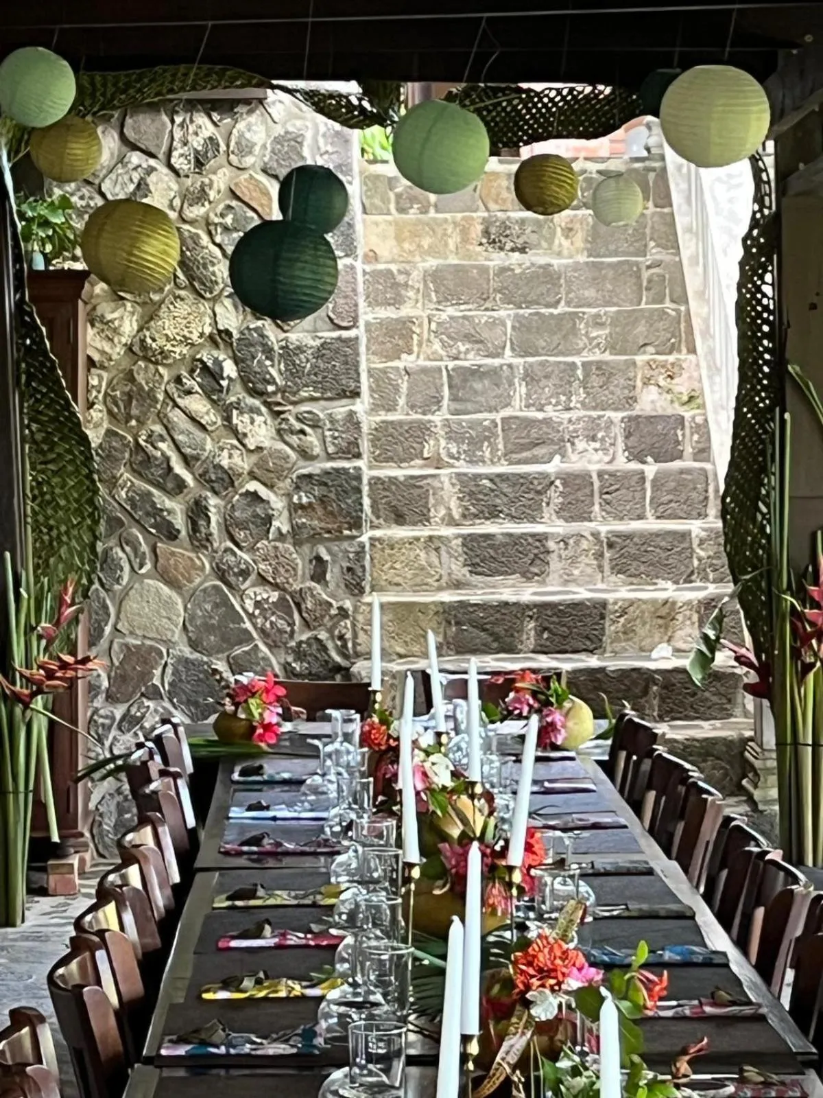 wedding in Firefly Estate Bequia