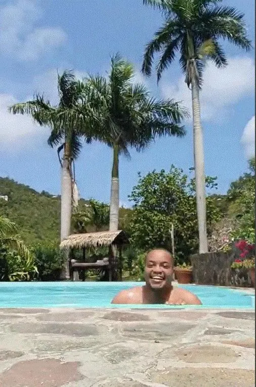 Swimming pool in Firefly Estate Bequia