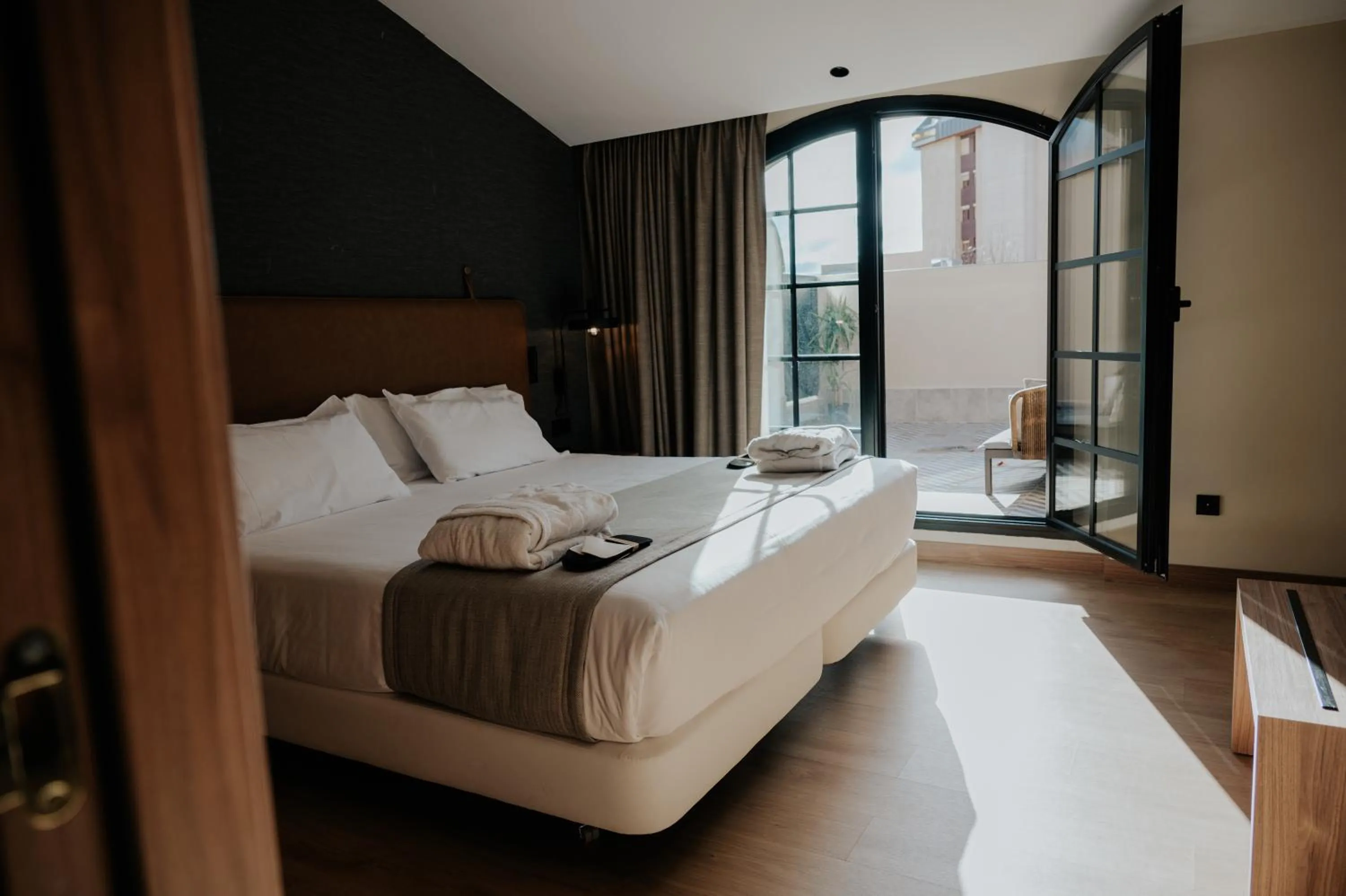 Bed in Hotel & Spa Convento San Francisco