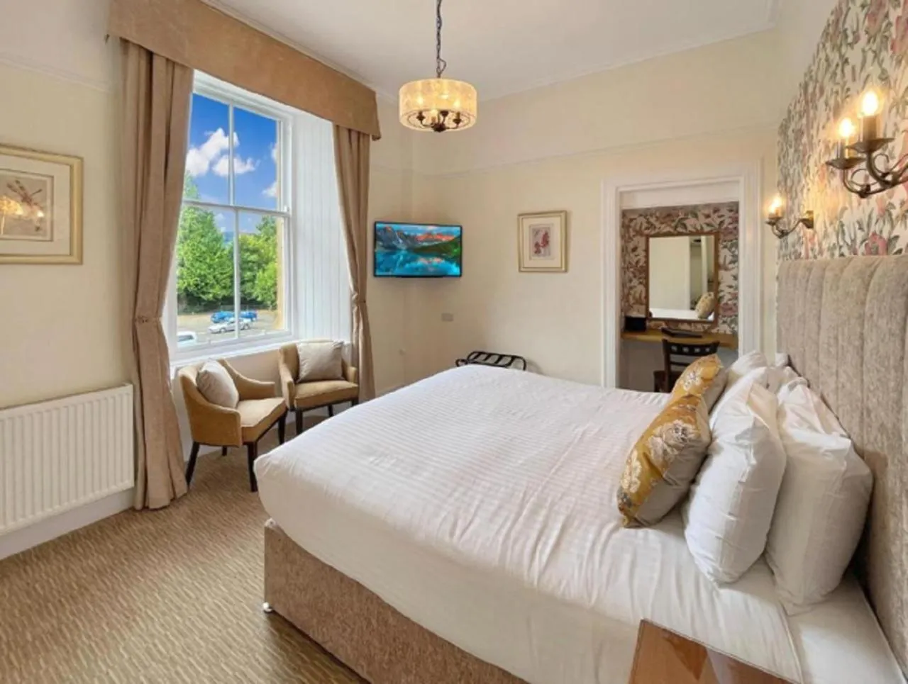 Bedroom, Bed in The Atholl Palace