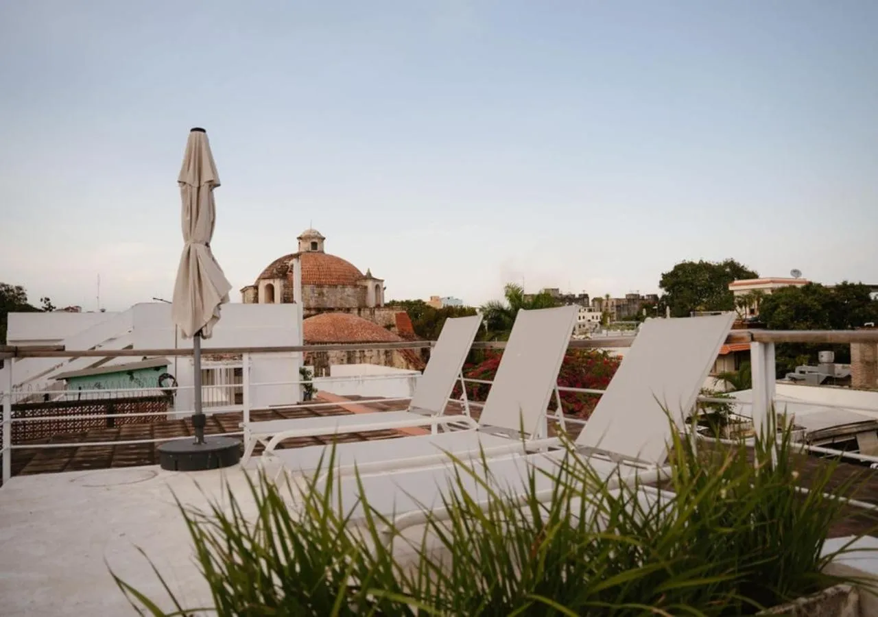 City view in Billini Hotel, Historic Luxury