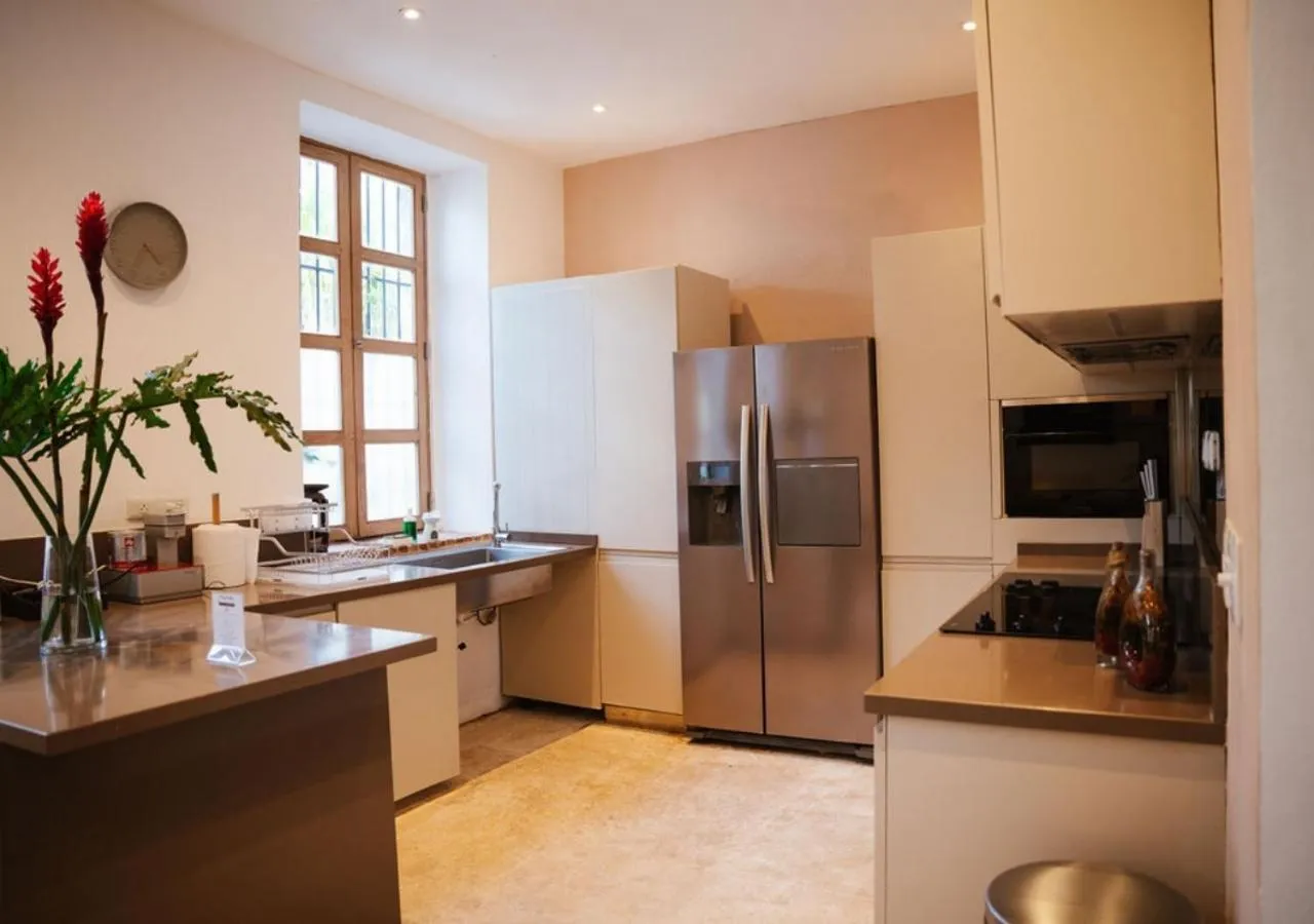 kitchen in Billini Hotel, Historic Luxury