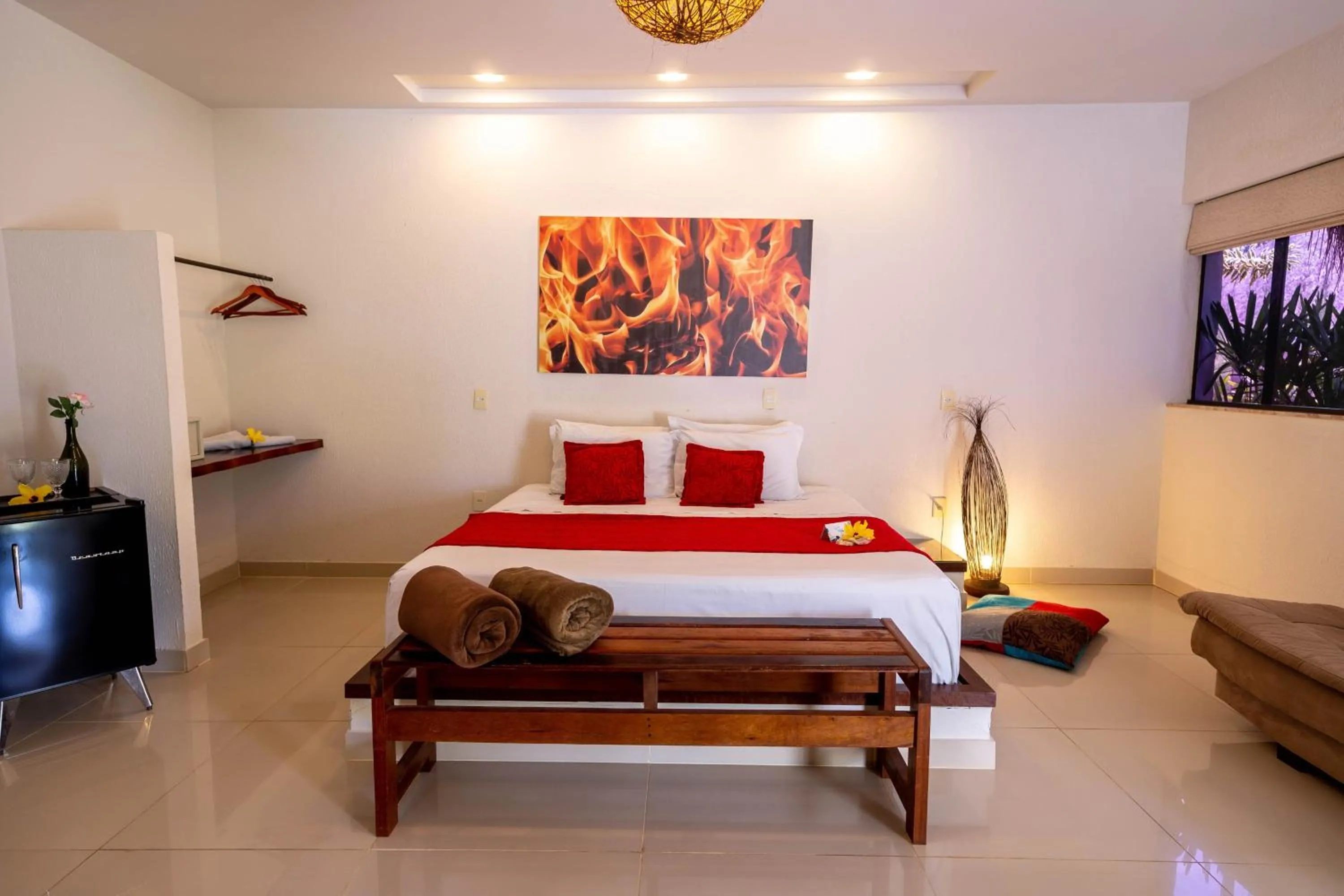 Bed in Oasis Tajaja Pousada Boutique na Costa do Conde