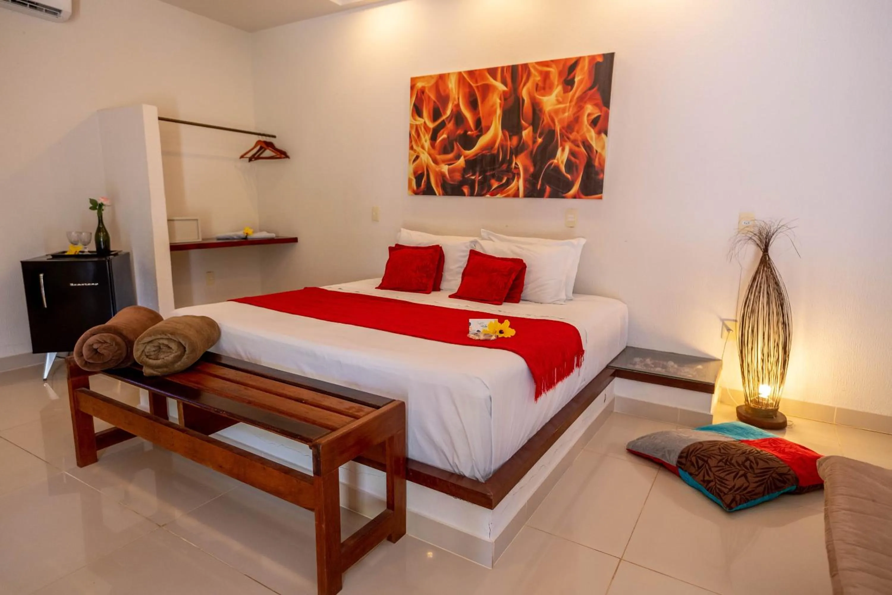 Bed in Oasis Tajaja Pousada Boutique na Costa do Conde