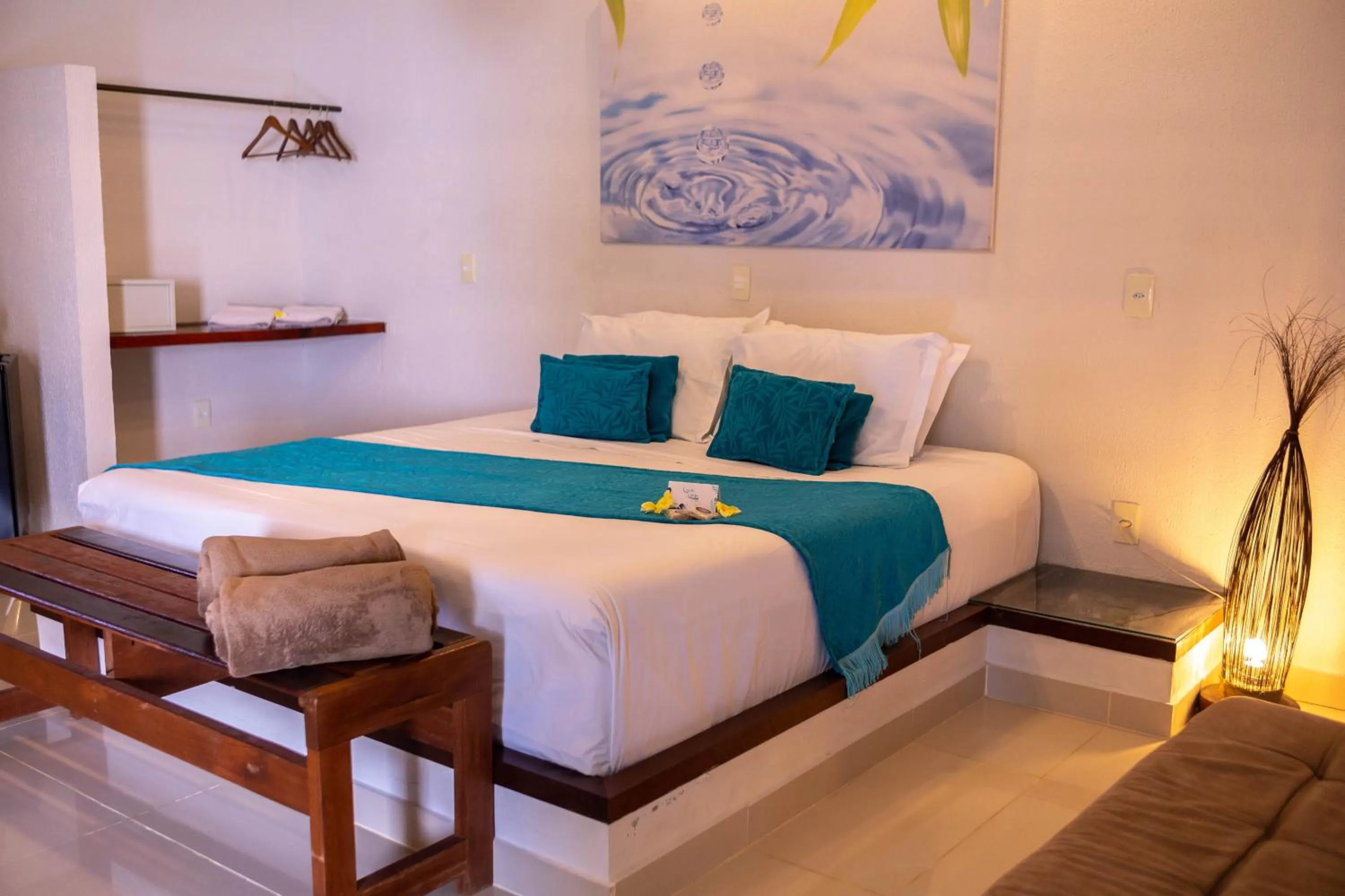 Bed in Oasis Tajaja Pousada Boutique na Costa do Conde