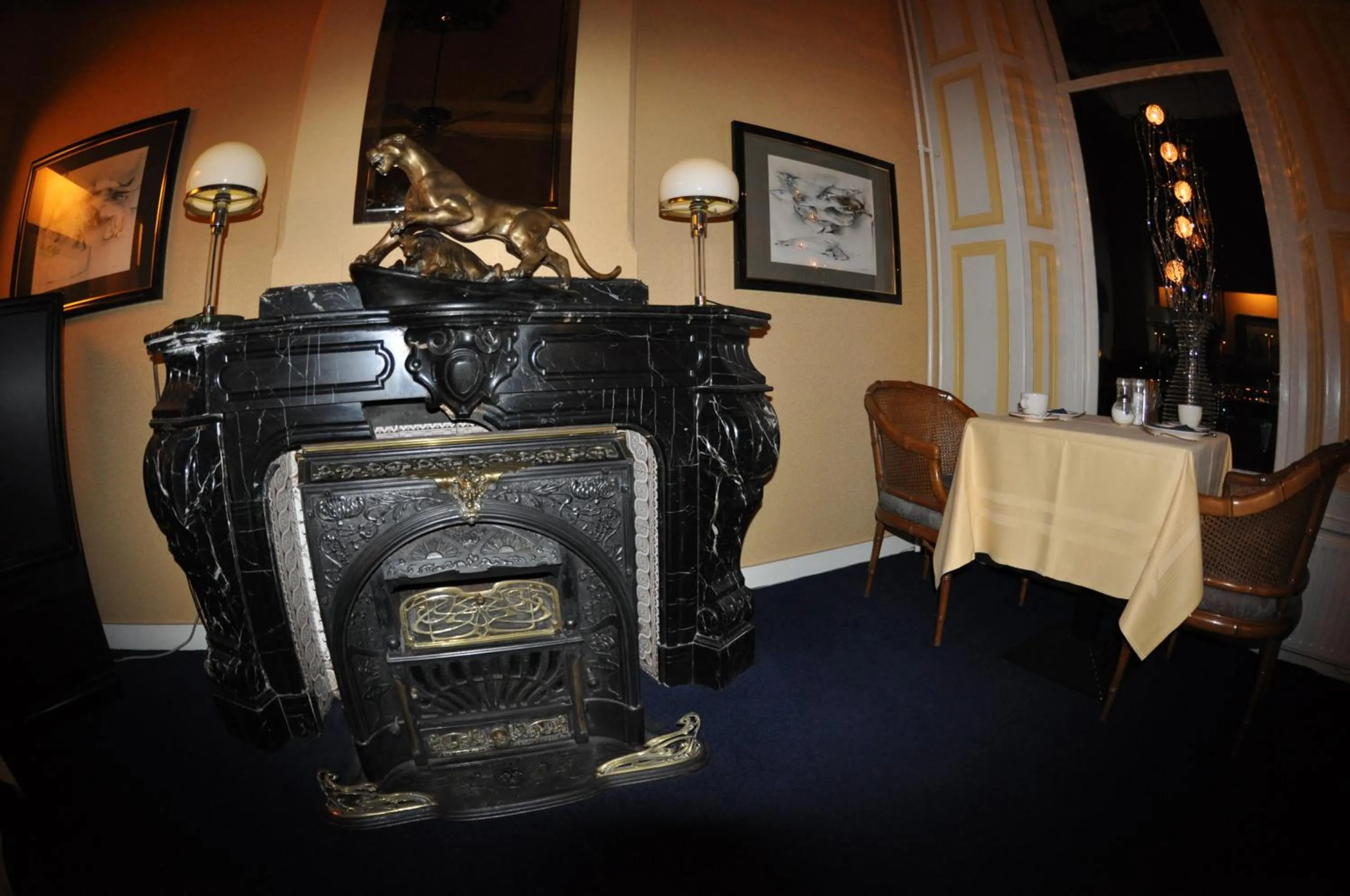 Decorative detail in Hotel Le Beau Rivage