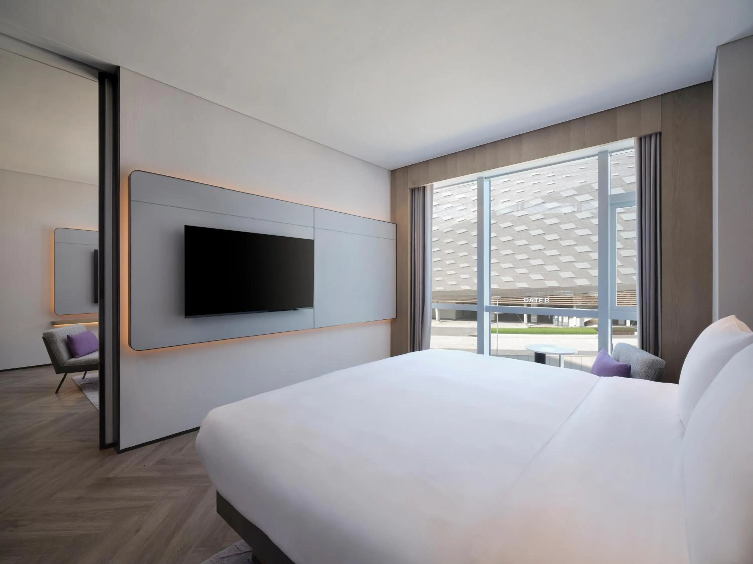 Bed in AC Hotel by Marriott Chengdu North